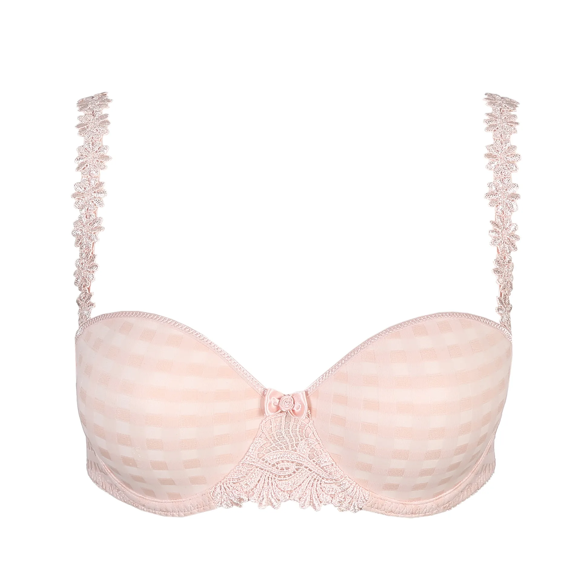 Marie Jo AVERO pearly pink padded bra strapless