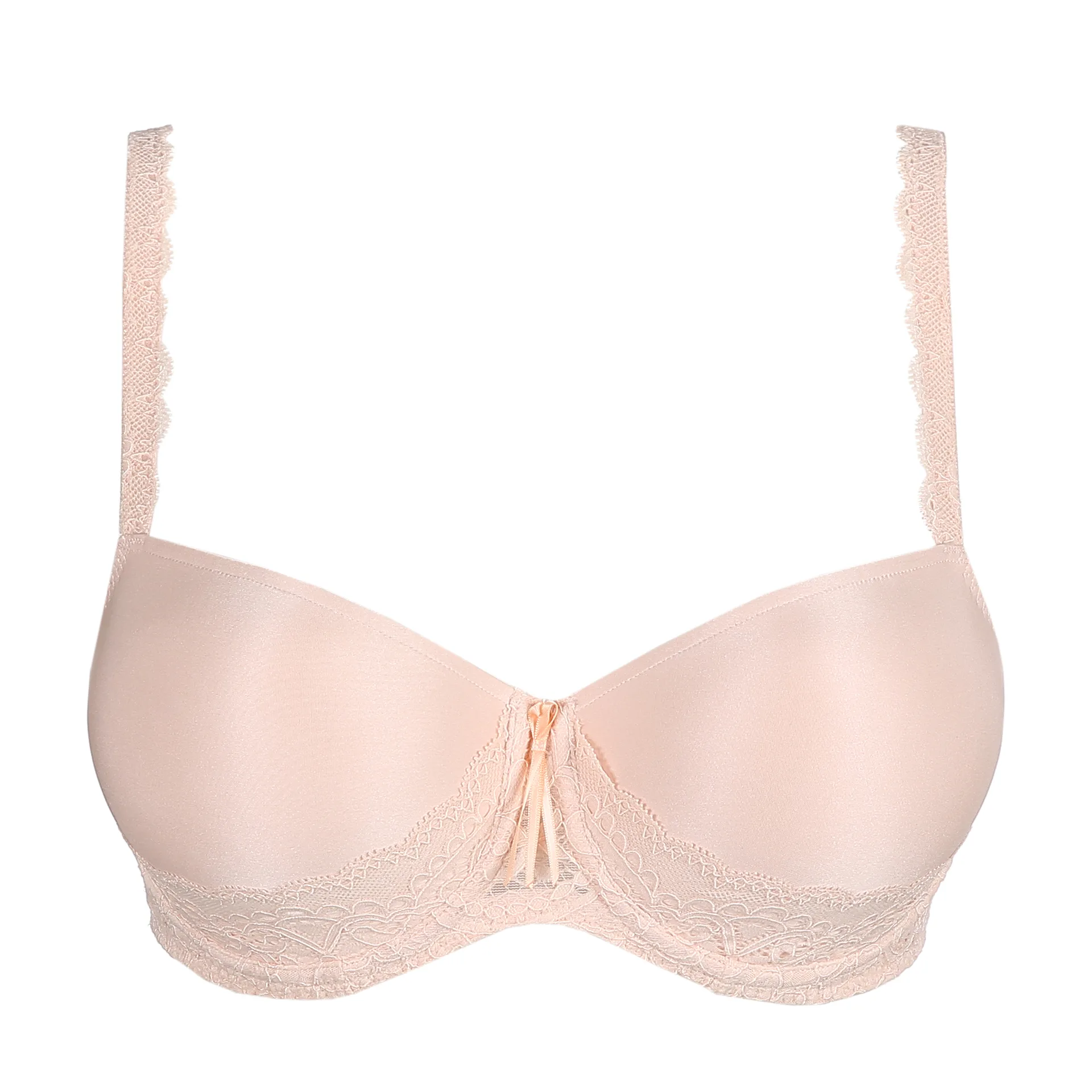 PrimaDonna Twist I DO silky tan padded heart shape nursing bra