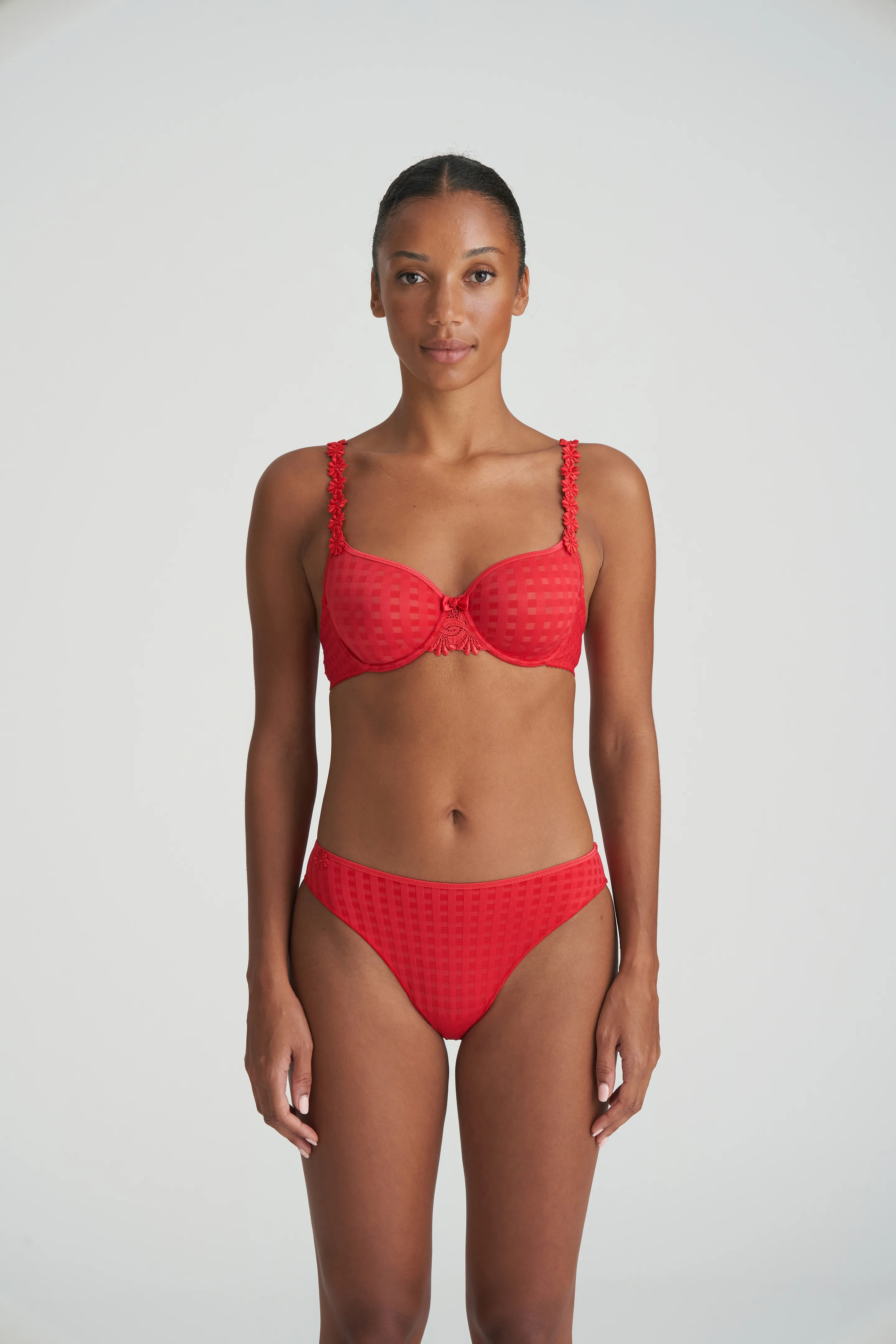 Marie Jo Avero Moulded Round Shape Underwire Bra (Scarlet + Pearly