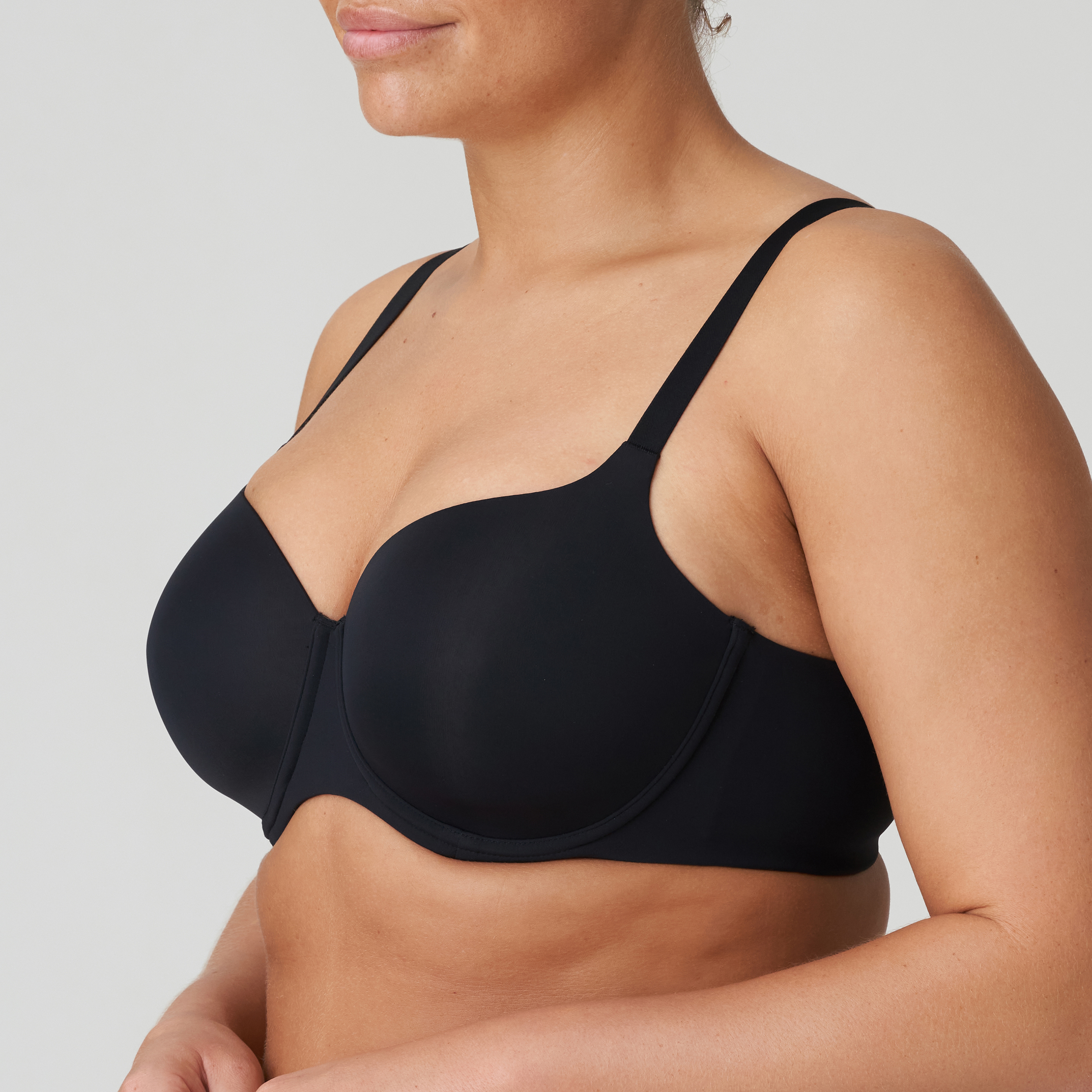 PrimaDonna Figuras 0163256 Women's Charcoal Non-Padded Wired Spacer Bra 34D