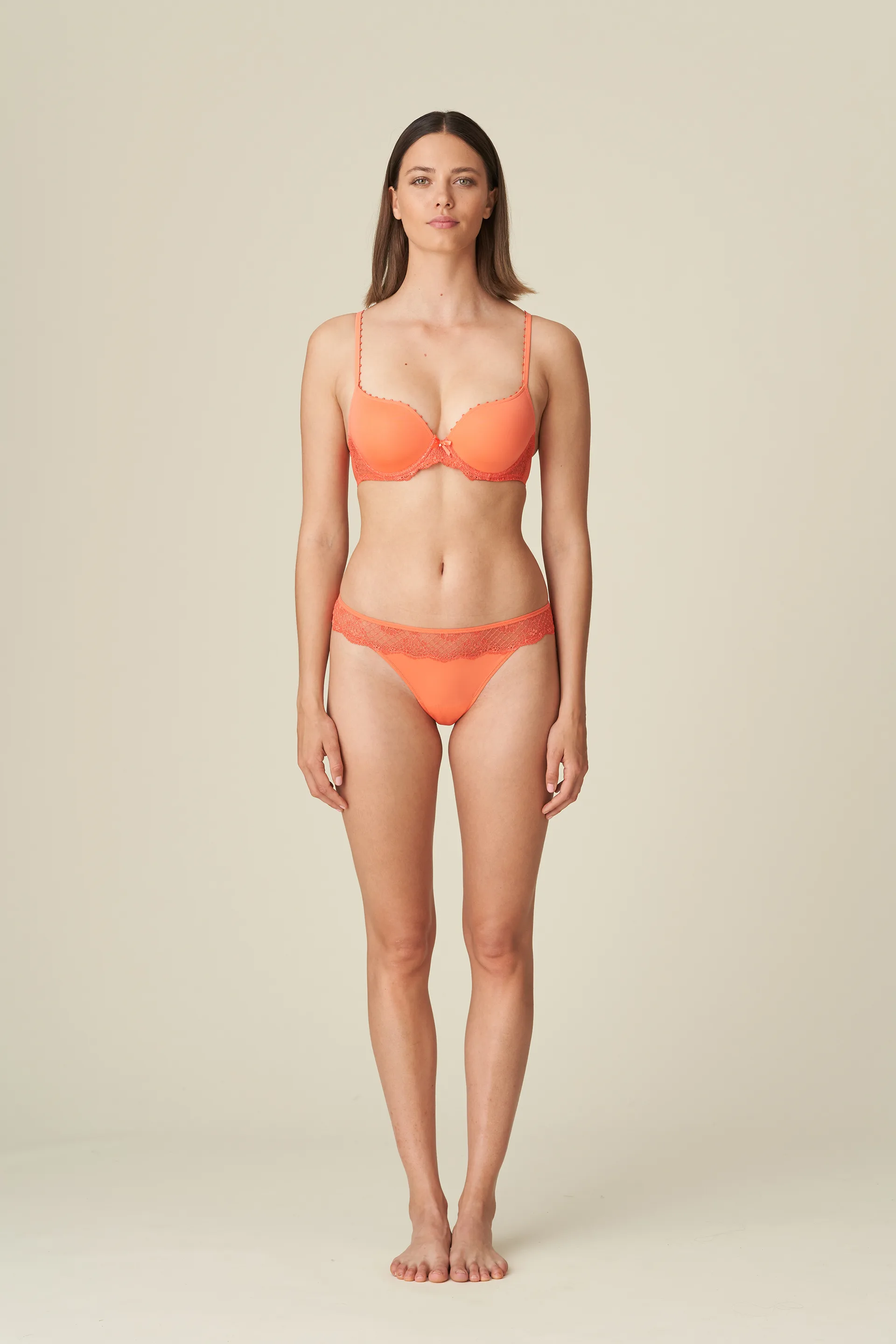 Marie Jo Pearl Living Coral Padded Bra Heart Shape