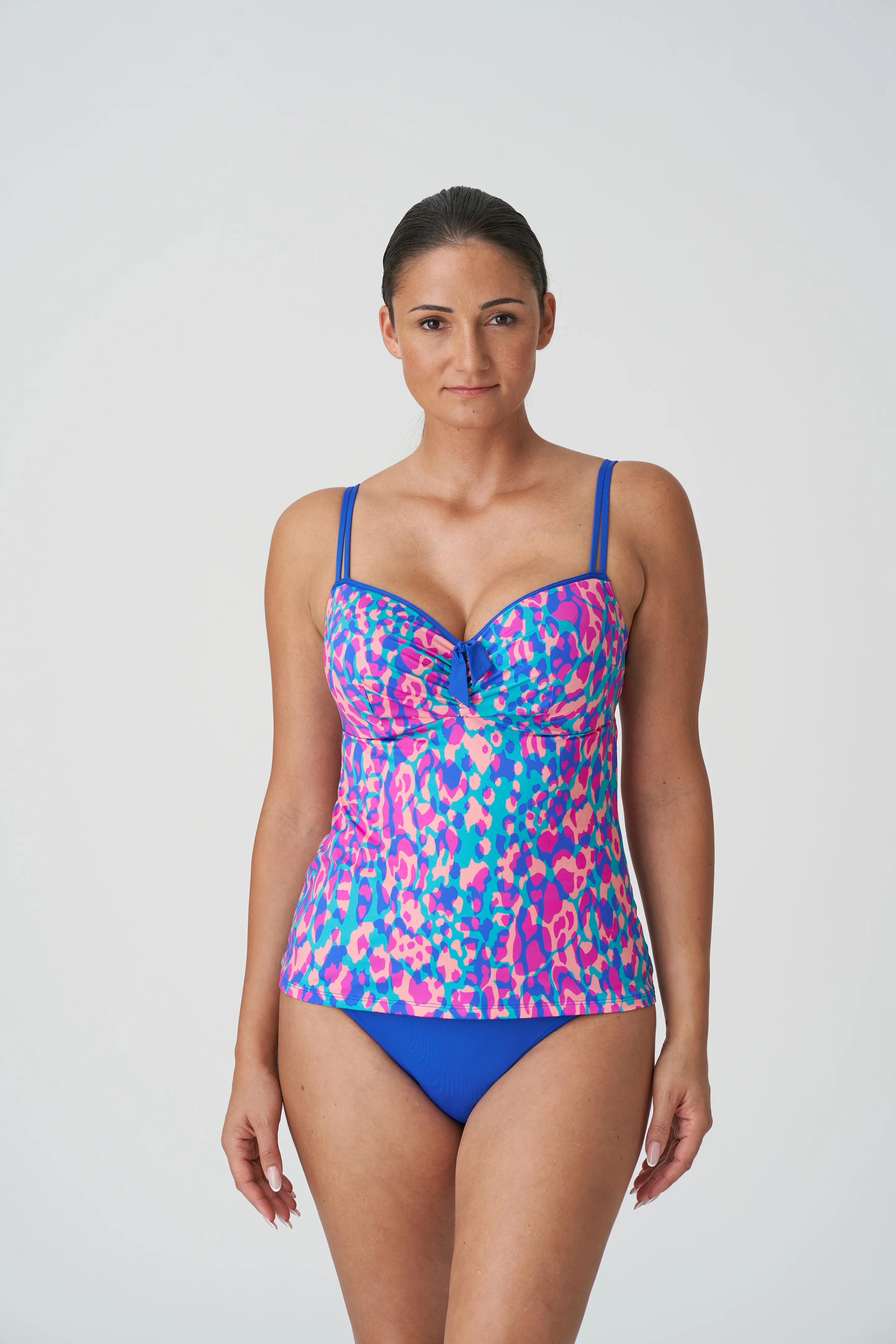 PrimaDonna Swim Karpen Electric Blue Padded Full Cup Tankini