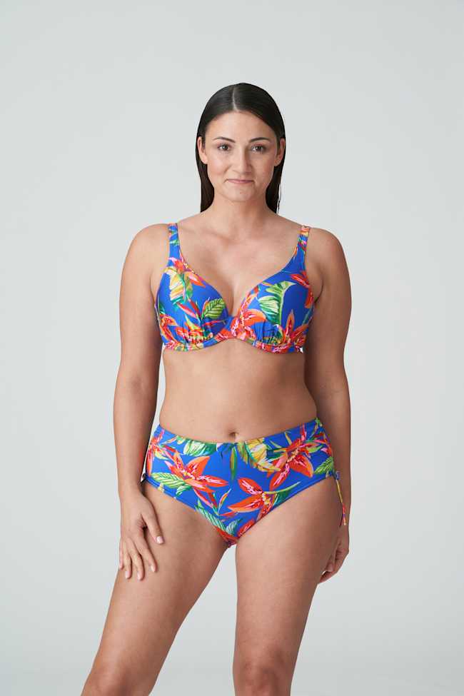 plunge bikini halve mousse cup