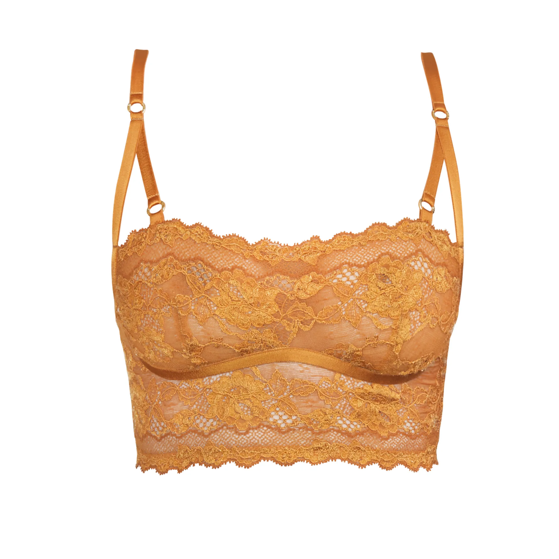 Andres Sarda Eve Copper Variant Push Up Bra Removable Pads