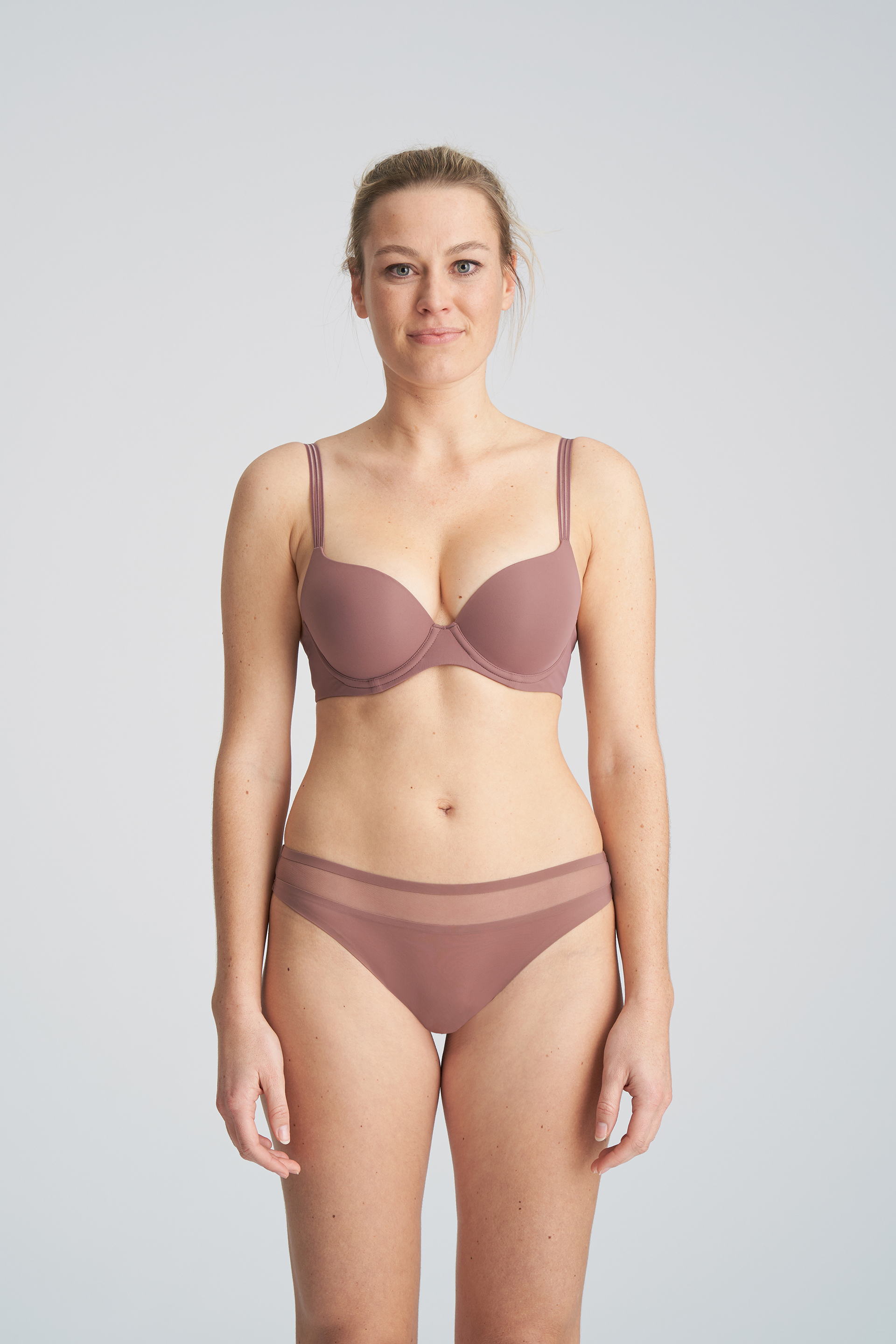 Marie Jo Louie Full Cup Bra Wireless SATIN TAUPE buy for the best price  CAD$ 142.00 - Canada and U.S. delivery – Bralissimo