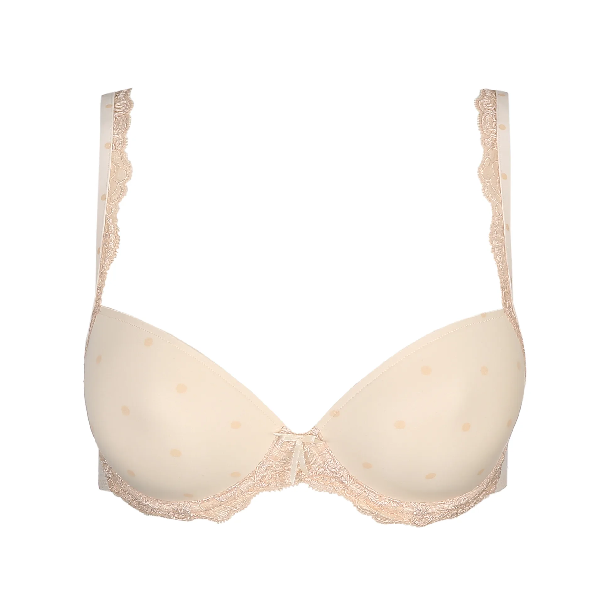Marie Jo AXELLE Pearled Ivory padded bra - round shape