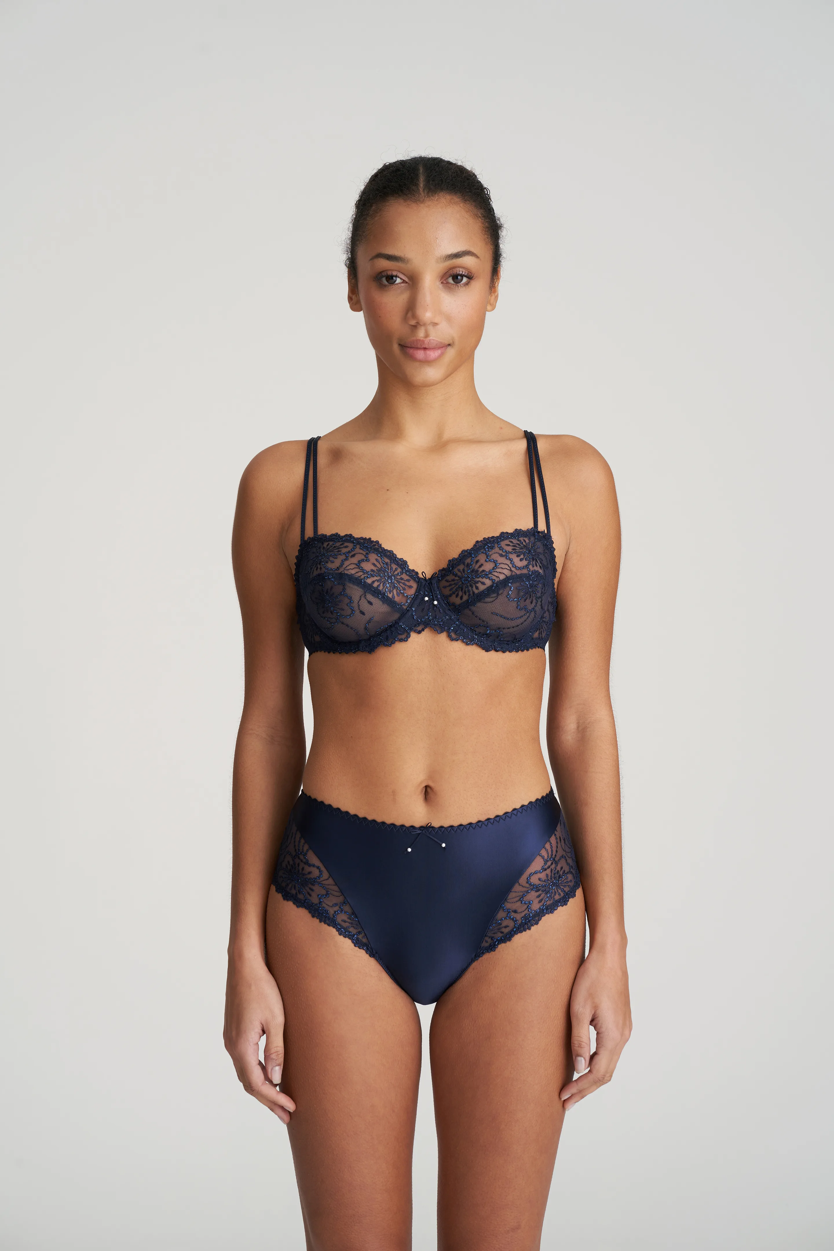 Marie Jo JANE Velvet Blue push-up bra removable pads