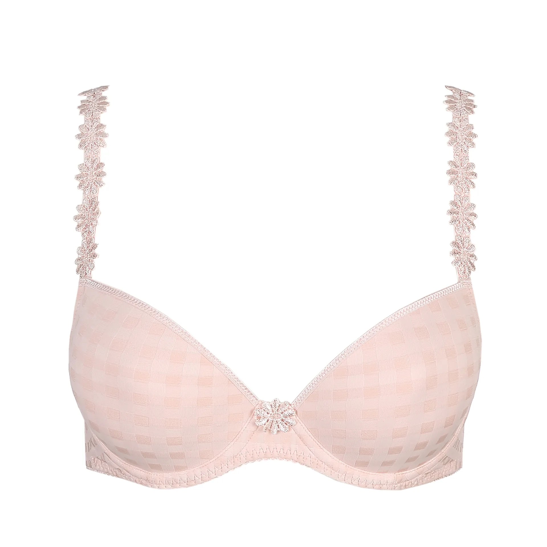Marie Jo AVERO pearly pink padded plunge bra
