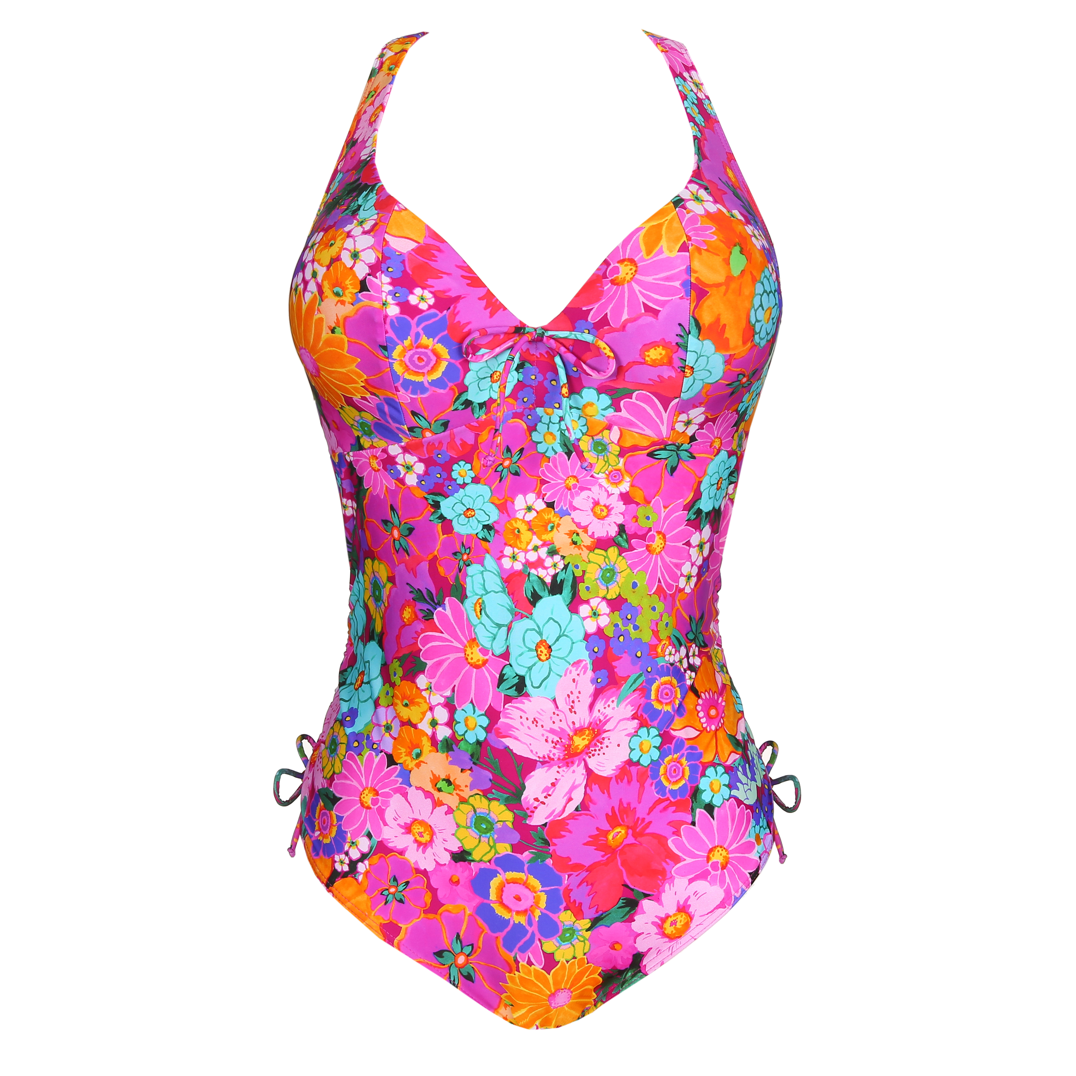 Primadonna Swim NAJAC Floral Explosion plunge swimsuit