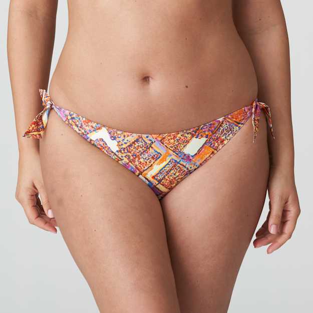 Bikini Hüftslip mit Schnüren