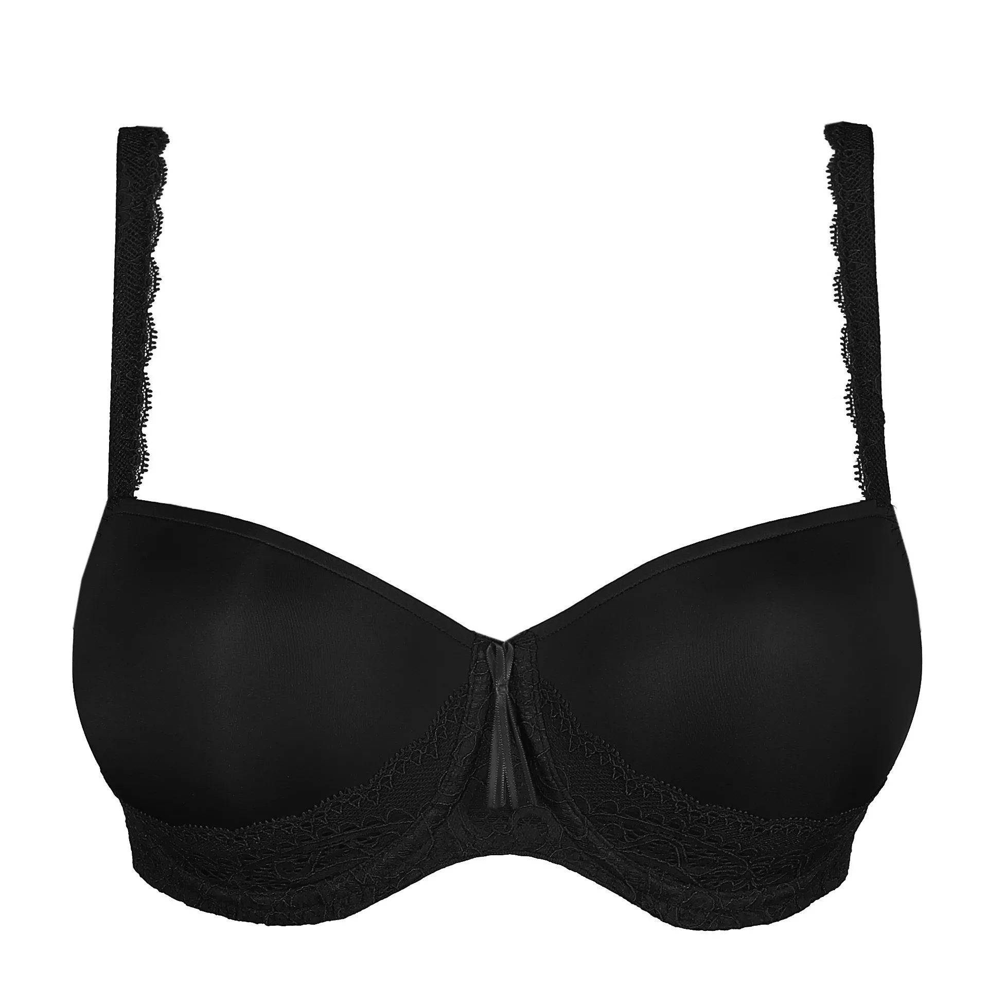 Prima Donna Figuras Moulded Balcony Bra Charcoal – Victoria's Attic