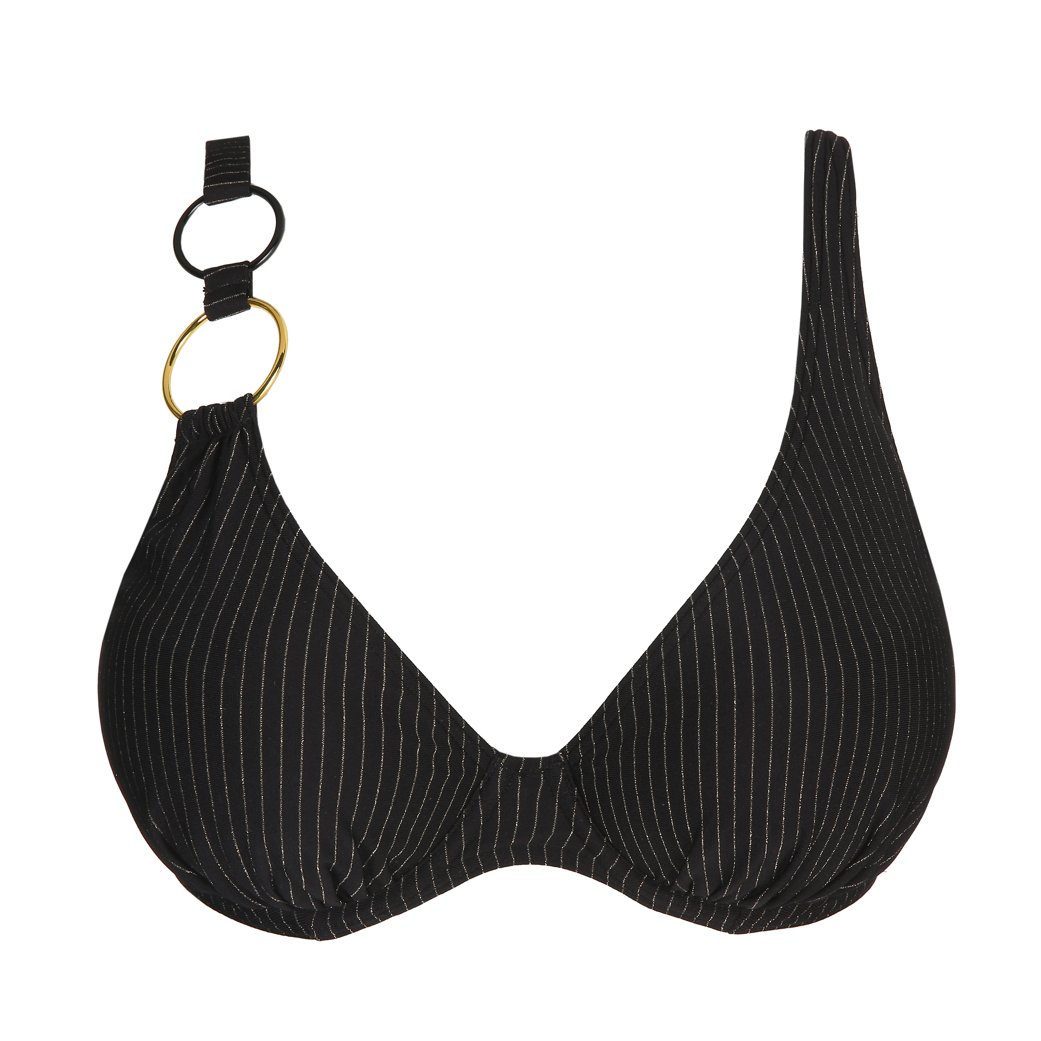 black padded bikini set