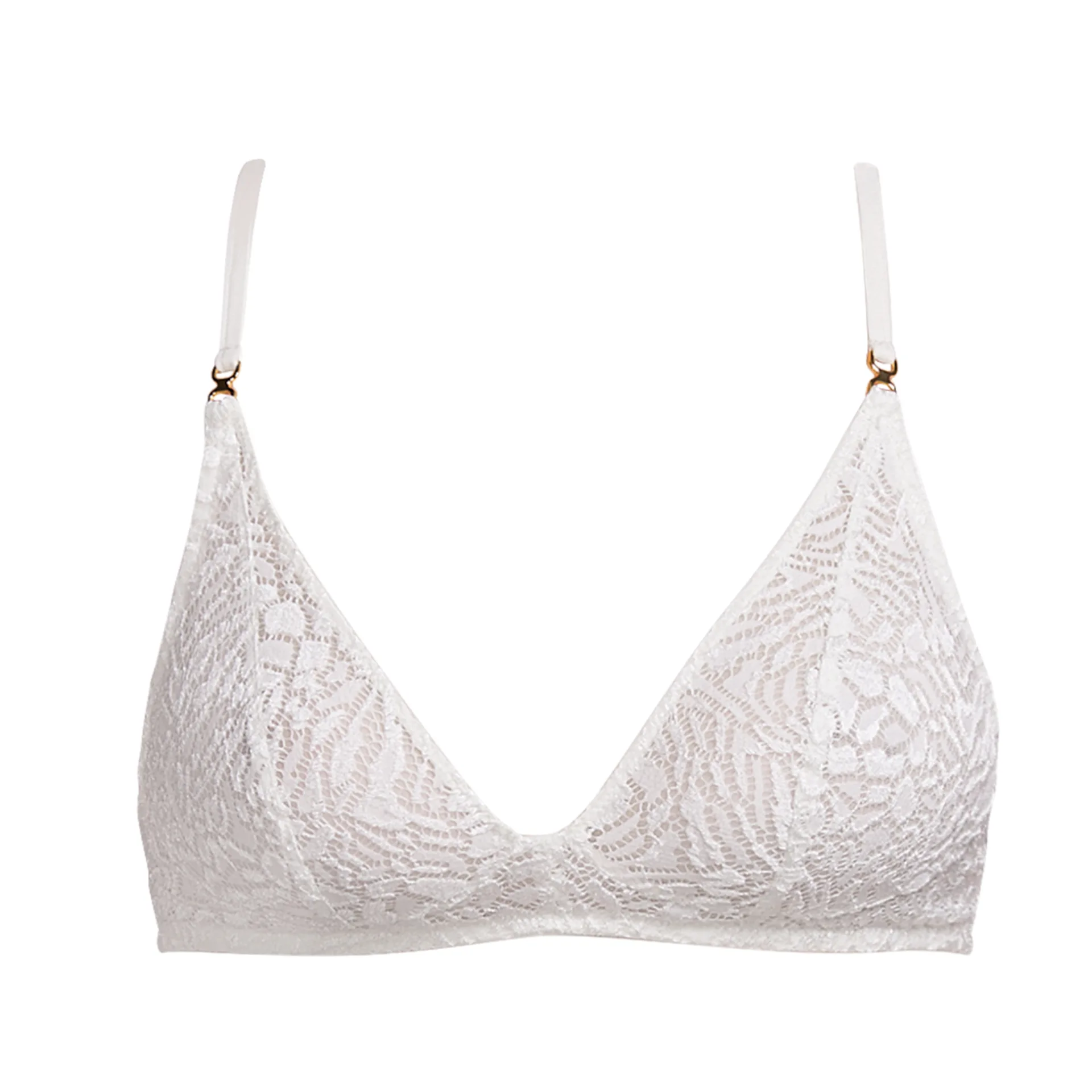 Padded Lace Triangle Bra