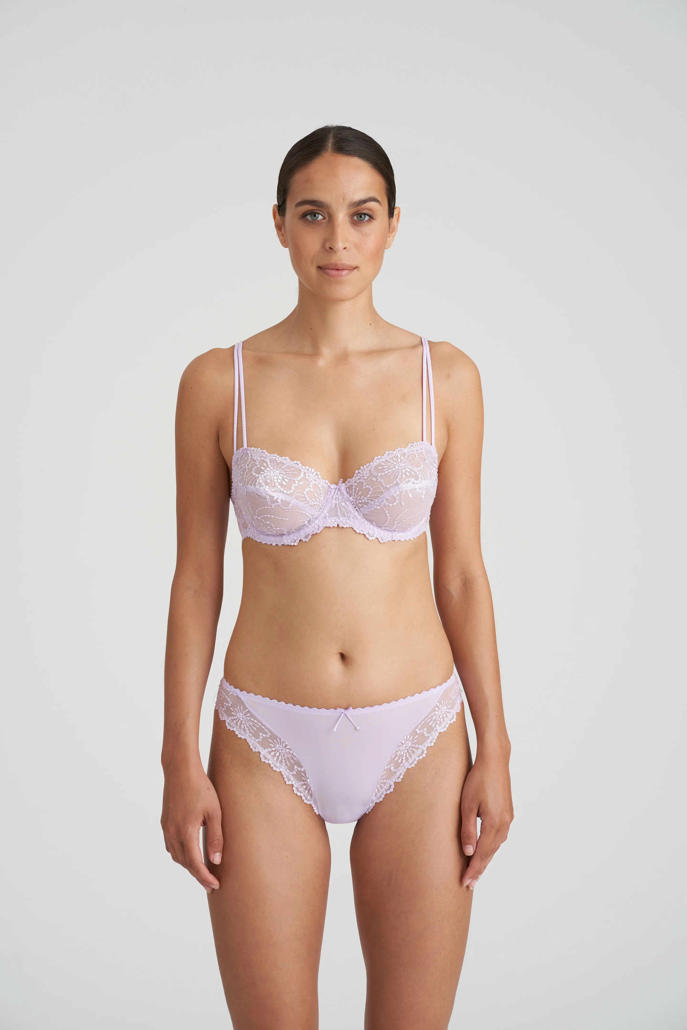 Marie Jo JANE Pastel Lavender balcony bra horizontal seam