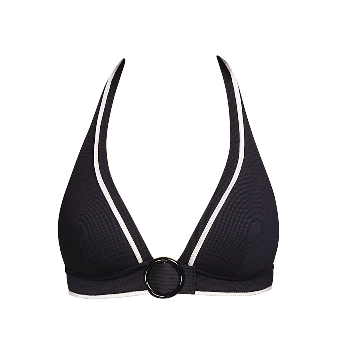 Andres Sarda Swimwear COCO onyx bikini triangle padded halter ANDRES