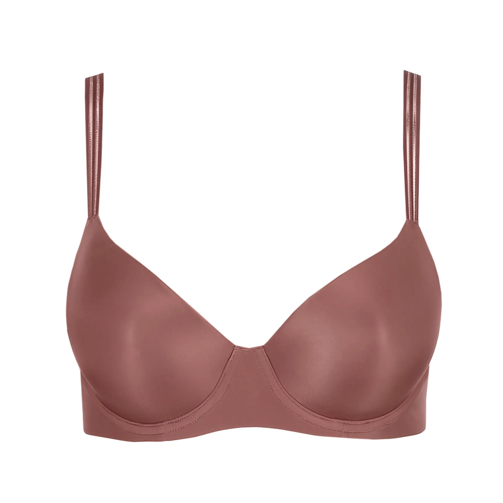 Marie Jo LOUIE Satin Taupe spacer full cup bra