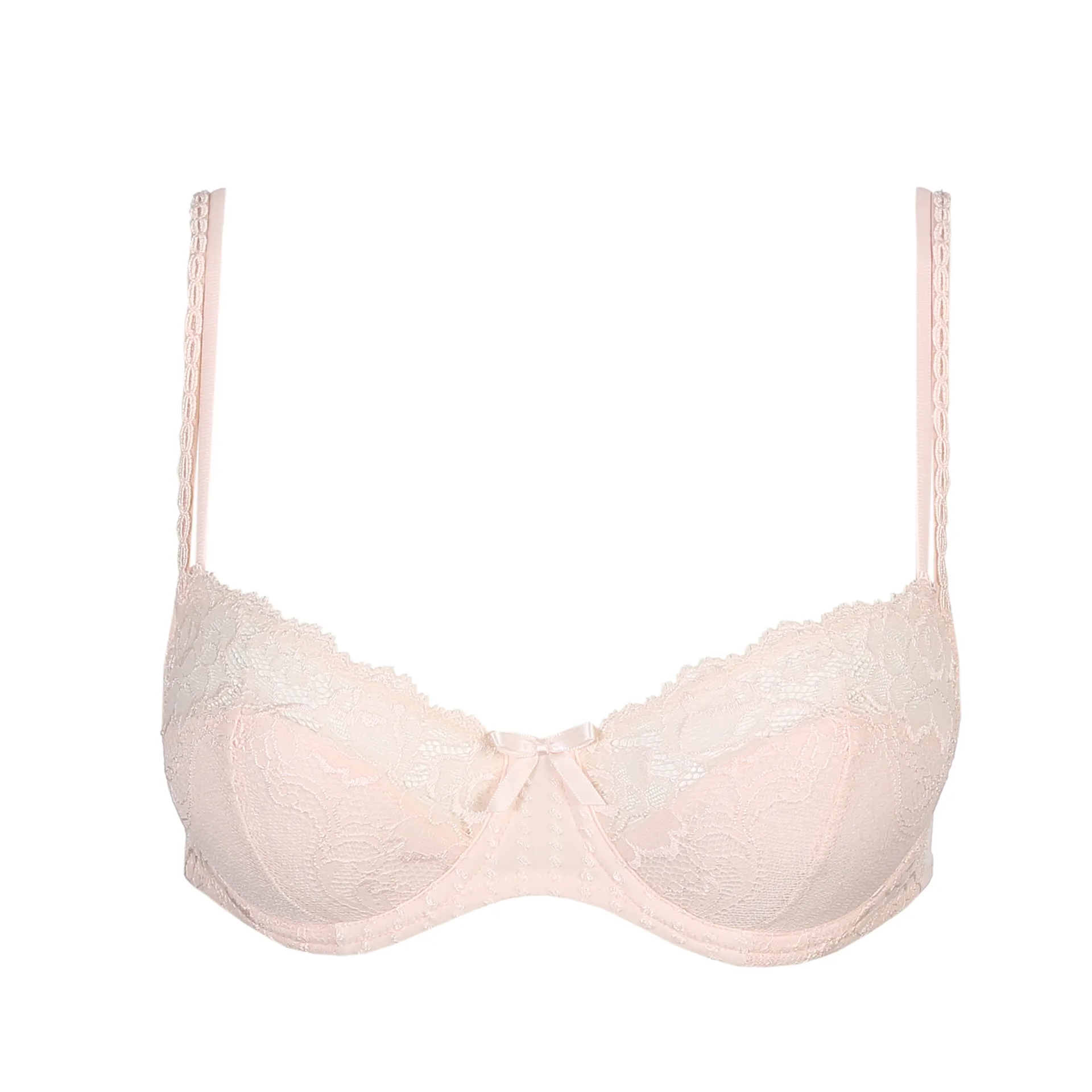 Lace Balconette Bra - Soft Rose