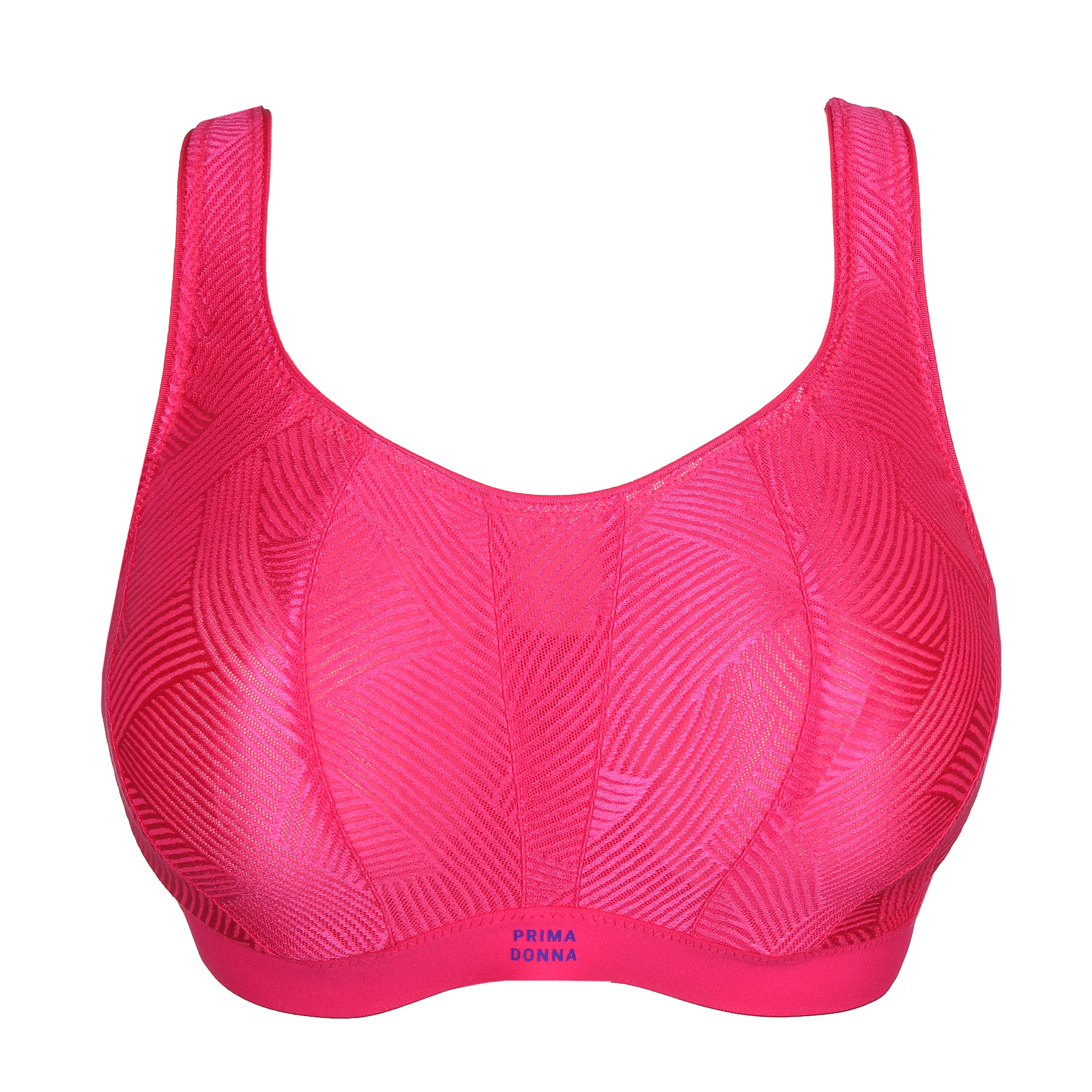 Shyaway Brown Pink Denim Print Sports Bra  Printed sports bra, Sports bra  collection, High neck bikinis