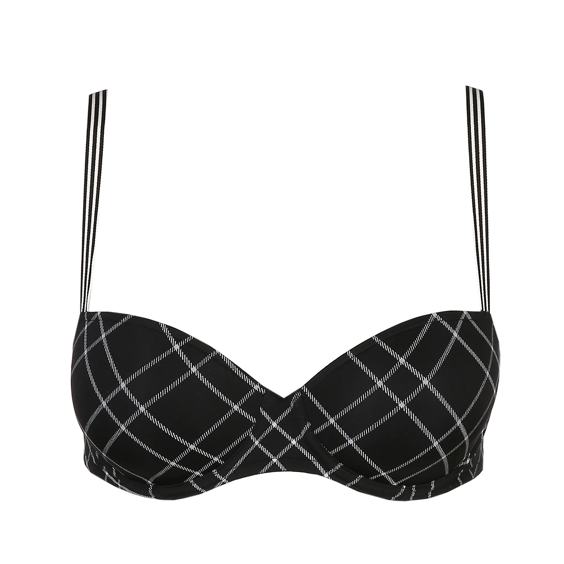 Marie Jo LOUIE Black padded balcony bra