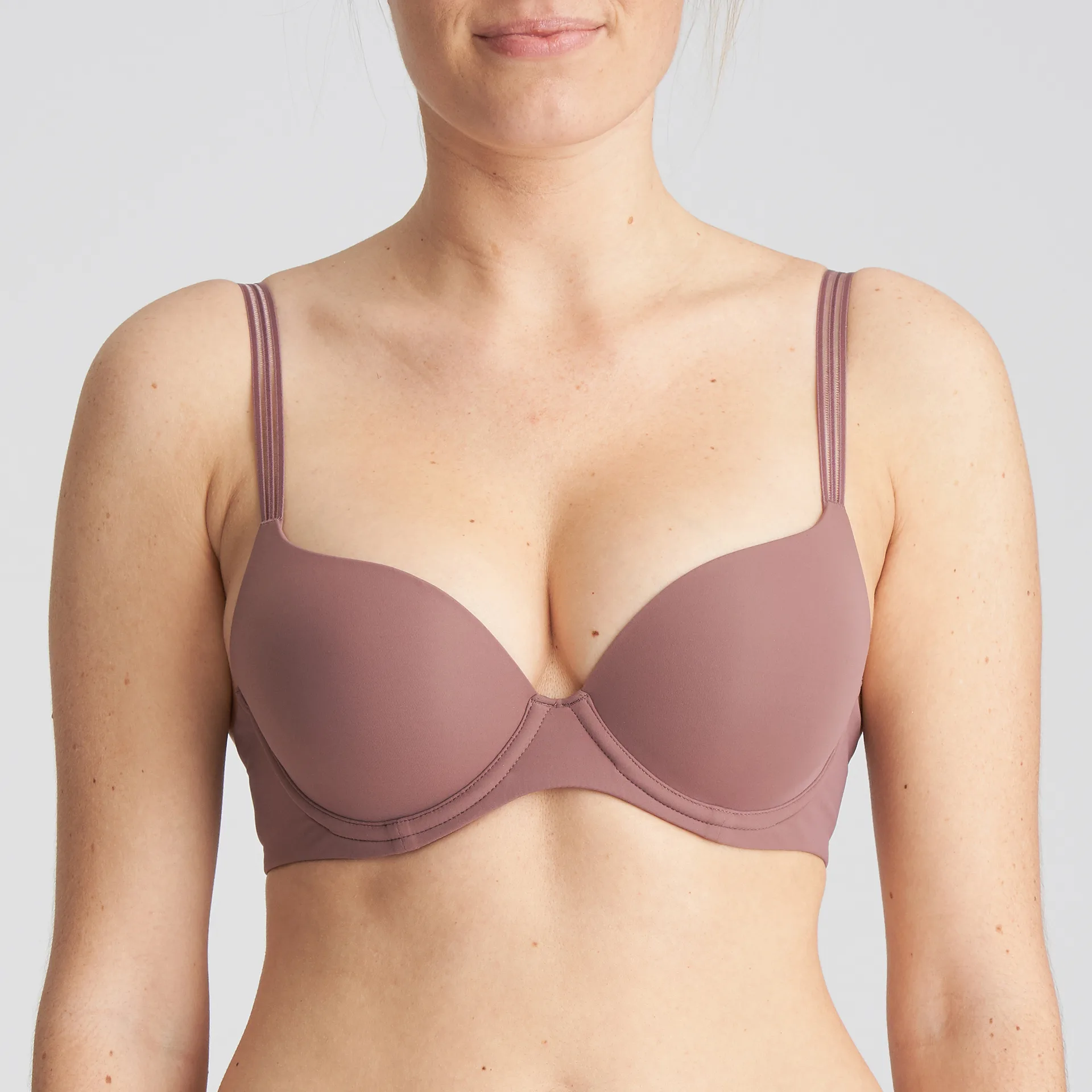 Pence censuur Ontdekking Marie Jo Louie Satin Taupe push-up bra | Rigby & Peller United States