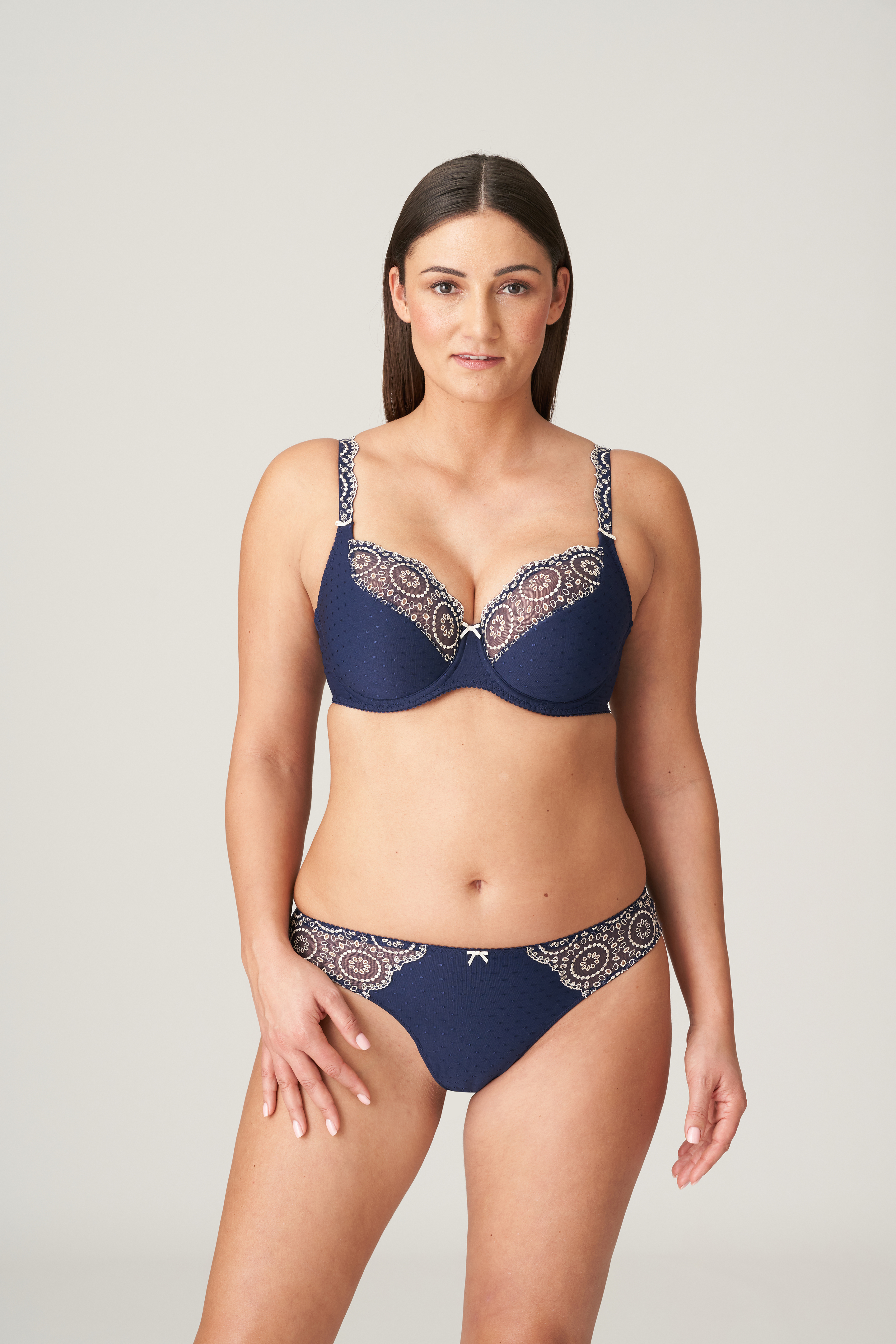 PrimaDonna Osino Sapphire Blue Balcony Bra Tulip Seam