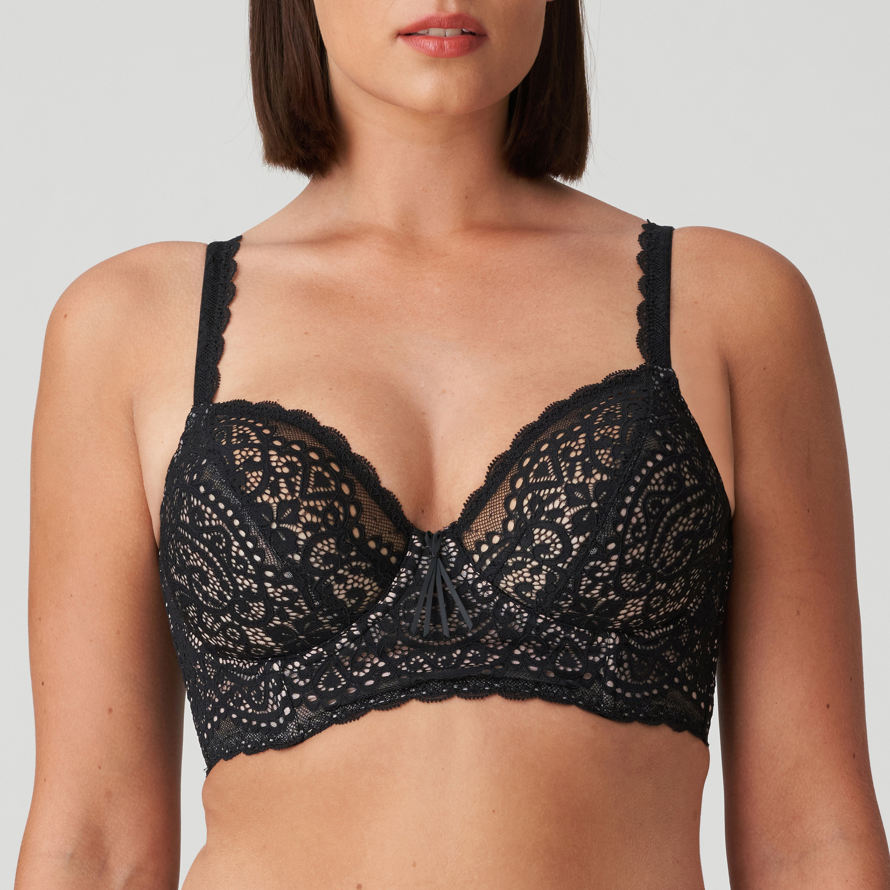 PrimaDonna Twist I DO black plunge bra longline | Primadonna