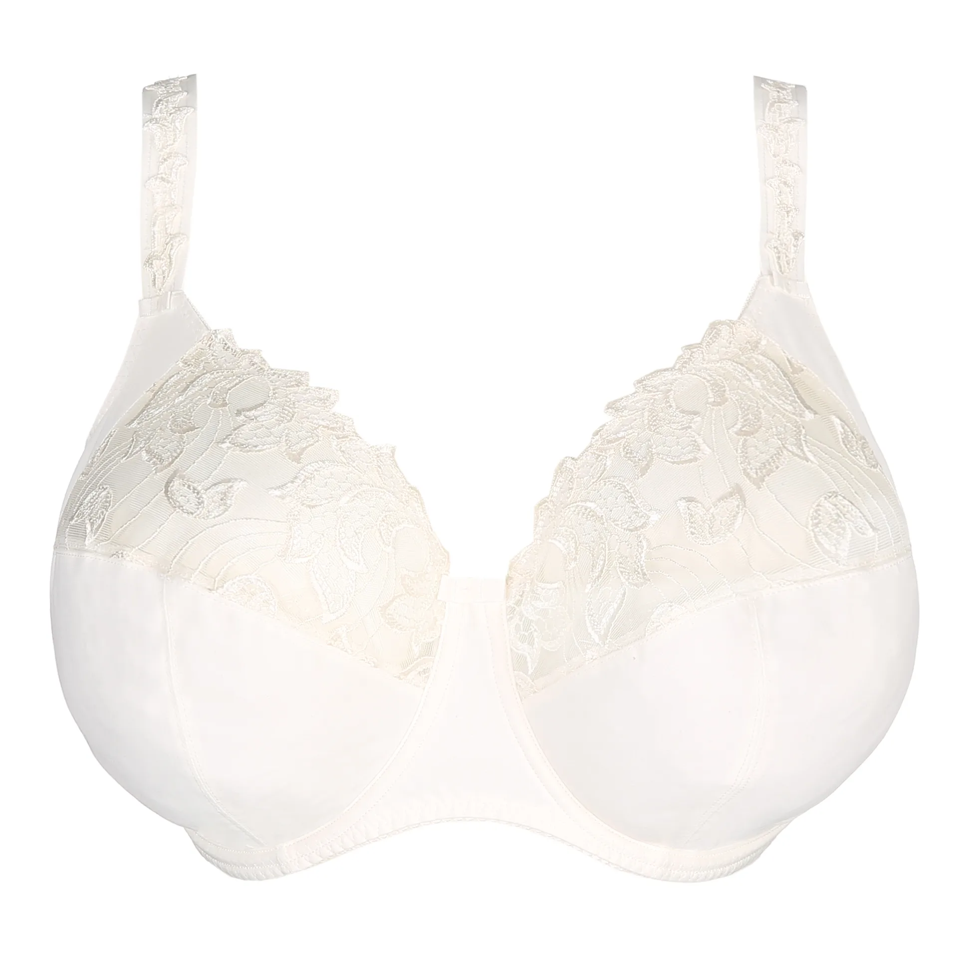 Buy A-GG Boudoir Collection White Scallop Lace Underwired Bra 40DD, Bras