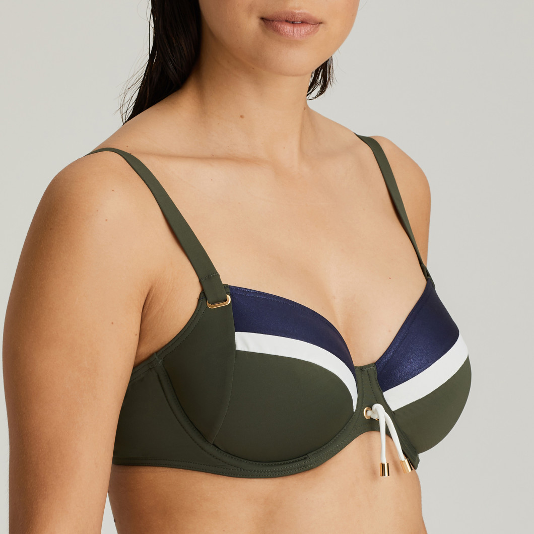 PrimaDonna Swim Ocean Olive bikini top full wire | PrimaDonna United States