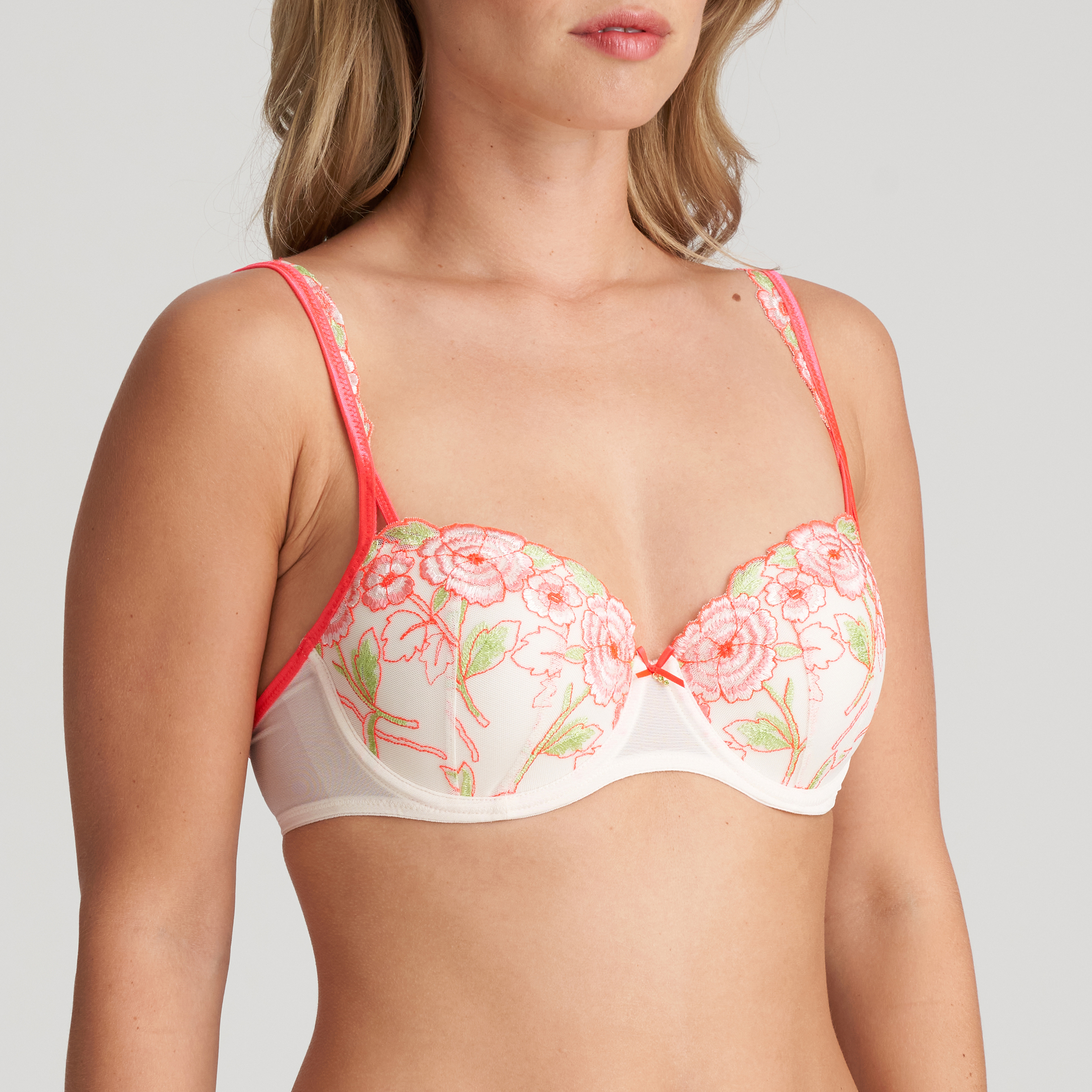 Marie Jo Mariko Plunge Bra Fruit Punch – Victoria's Attic