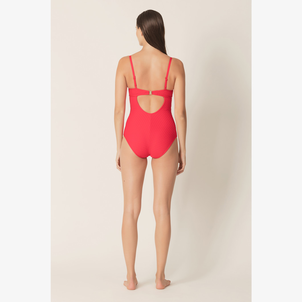 Marie Jo Swim Brigitte True Red Badeanzug Unterlegt Tragerlos Rigby Peller Deutschland