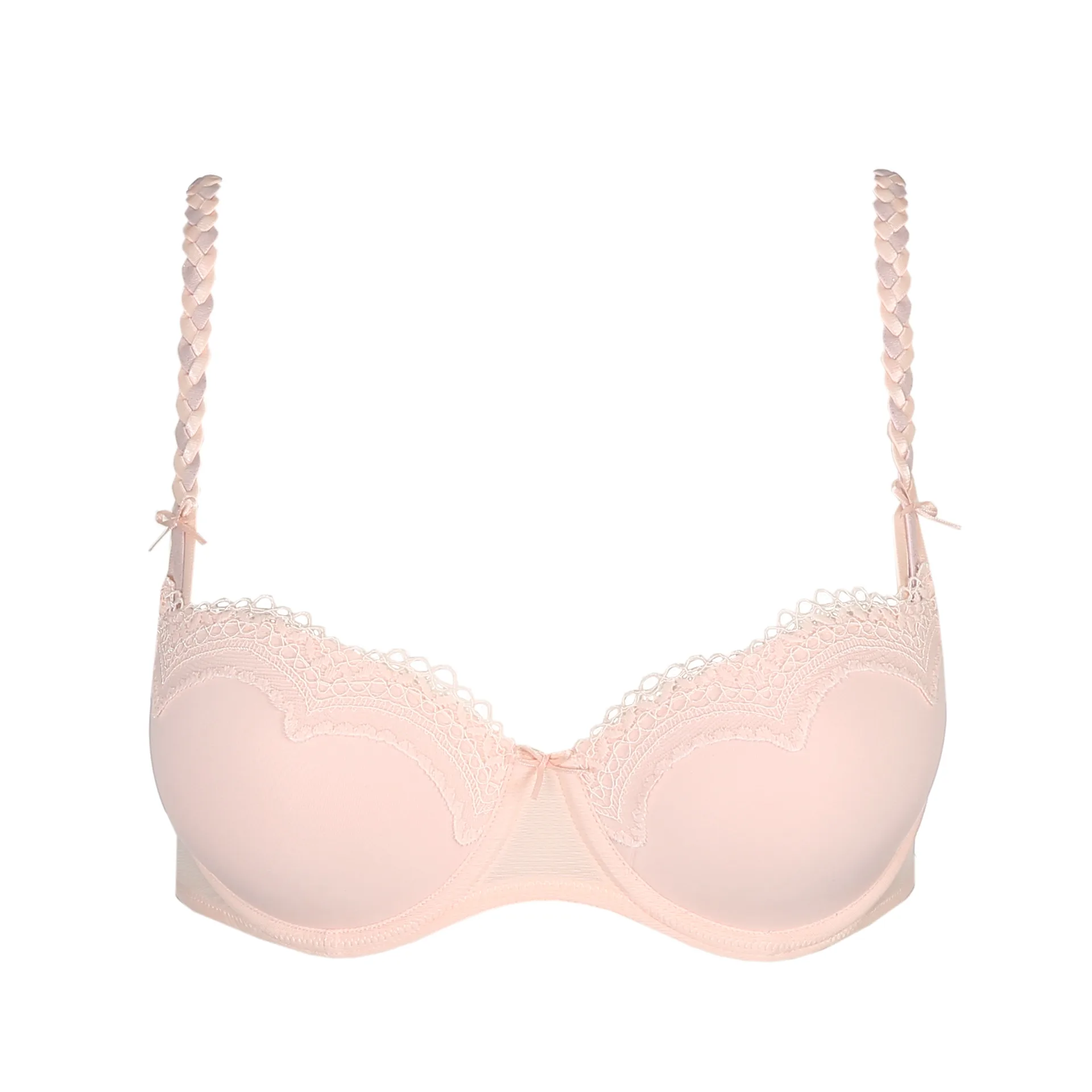 Marie Jo DOLORES glossy pink padded bra - strapless