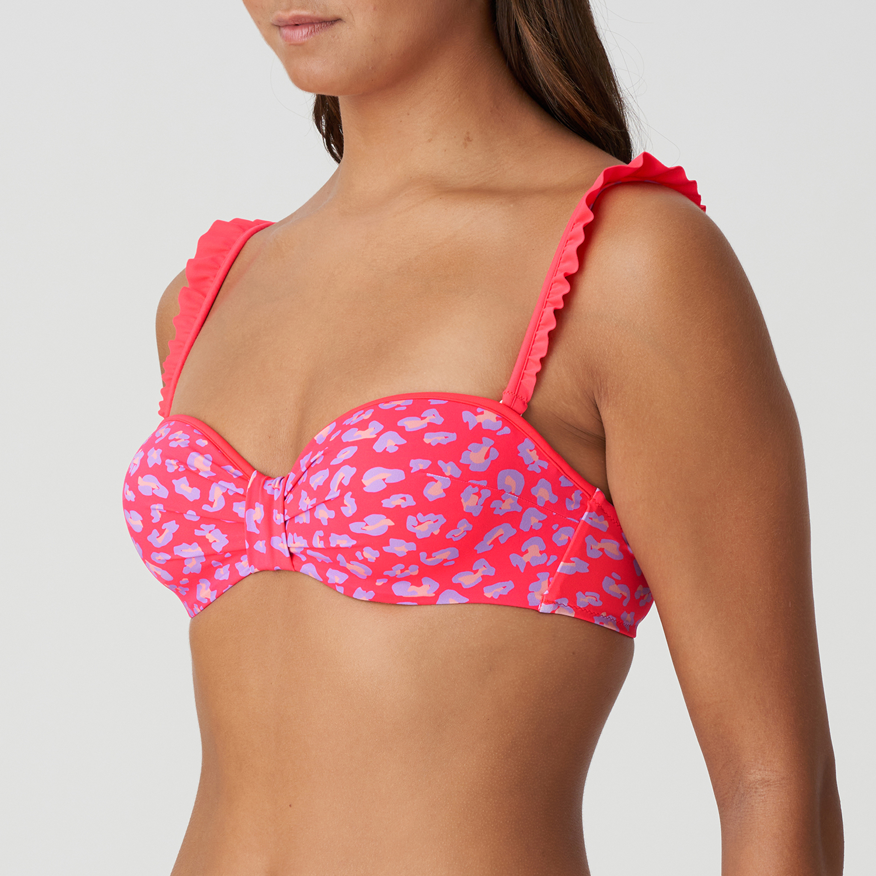 Marie Jo Swim LA GOMERA Deep Sea Coral padded bikini top heartshape