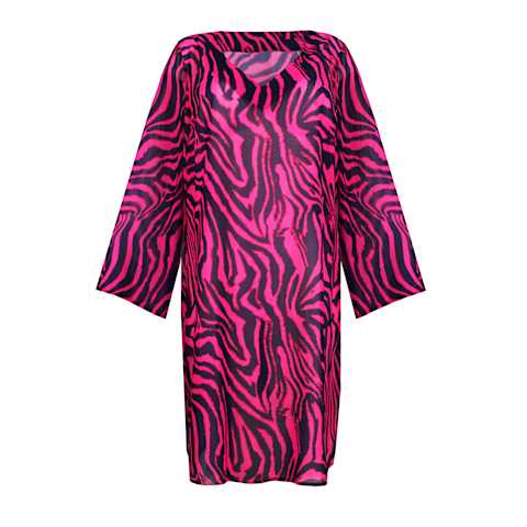 Primadonna Swim MALABO hot pink zebra swimwear kaftan | Rigby & Peller  United States