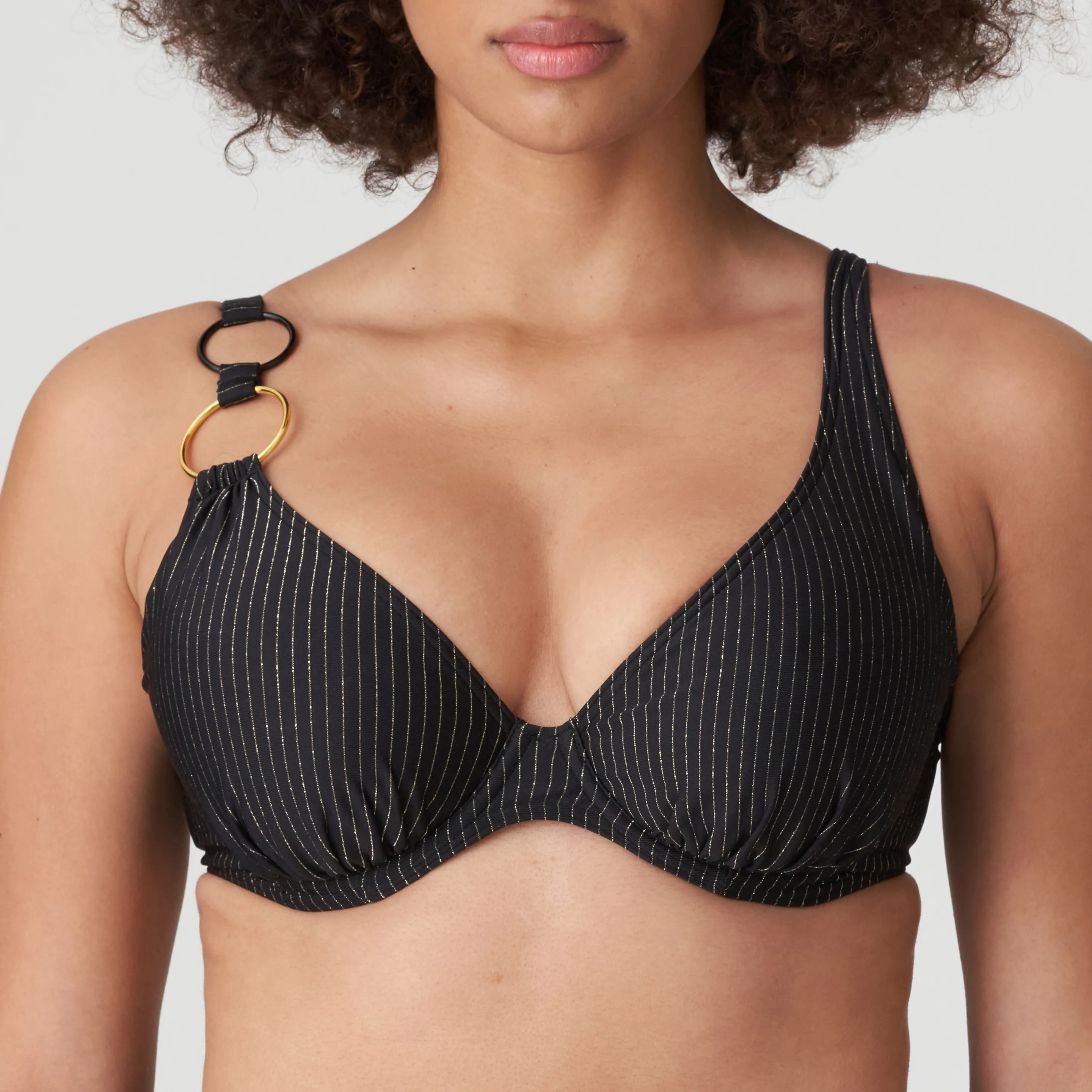 Summen Kong Lear vinge PrimaDonna Swim Solta Black half padded plunge bikini top | Rigby & Peller  United States