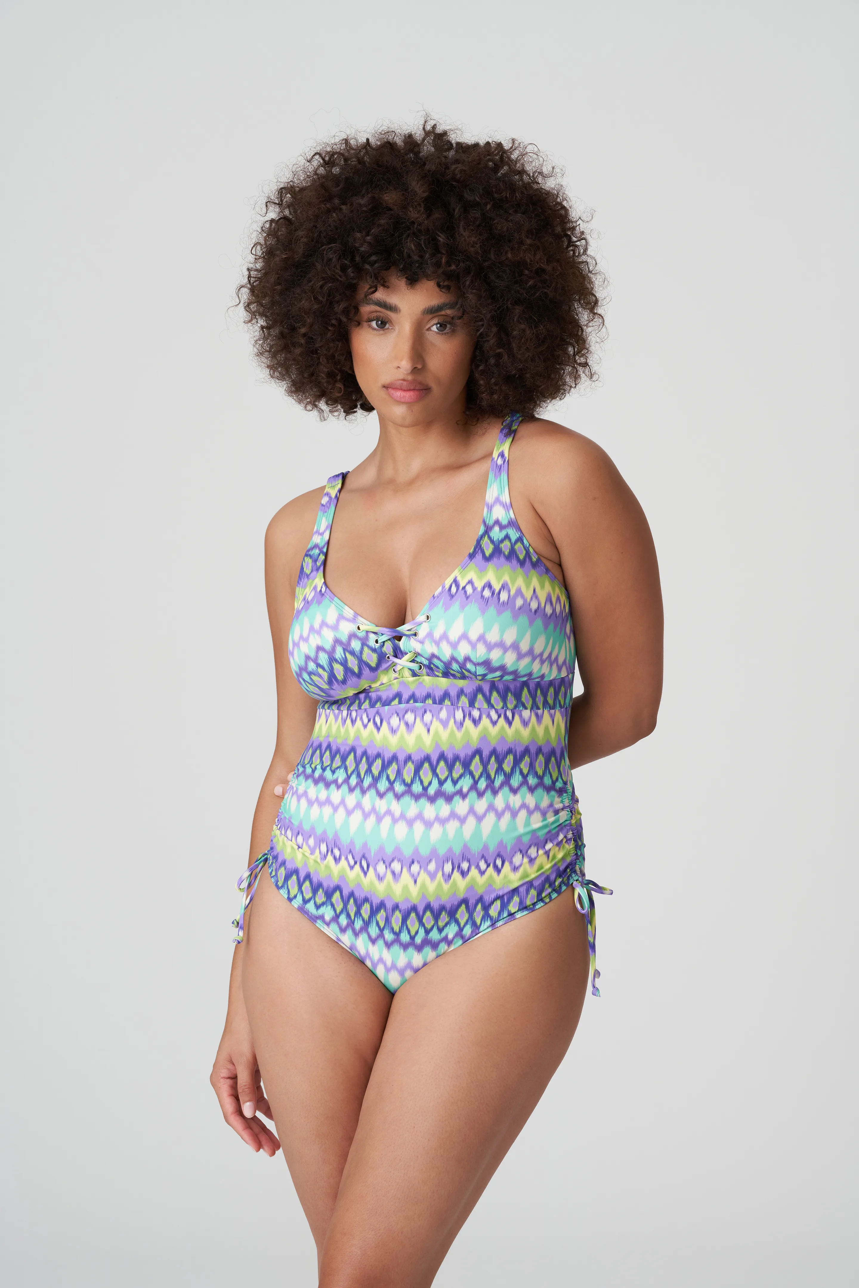 Prima Donna Swim Holiday High Neck Swimsuit with Removable Pads in