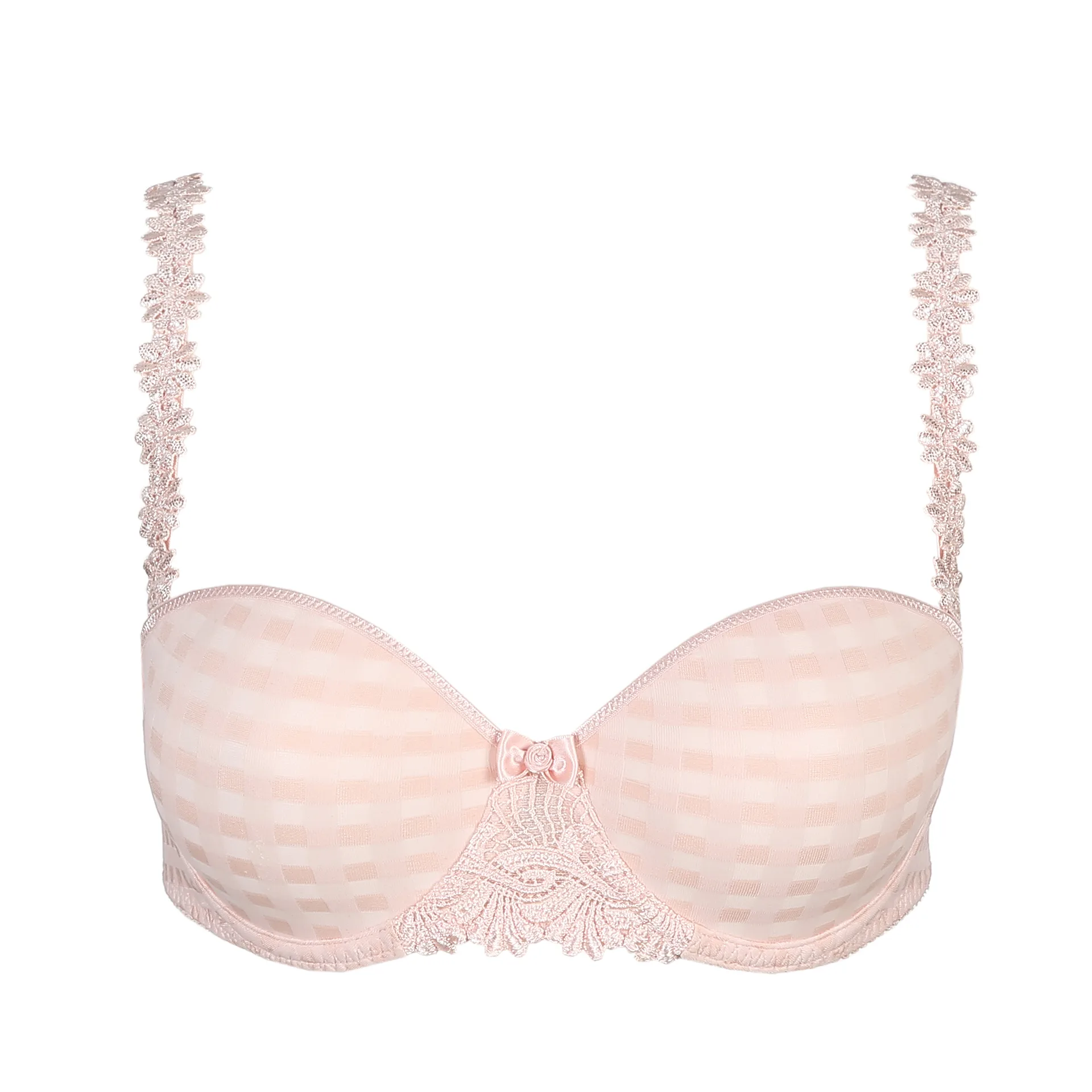 Marie Jo AVERO pearly pink padded bra - strapless