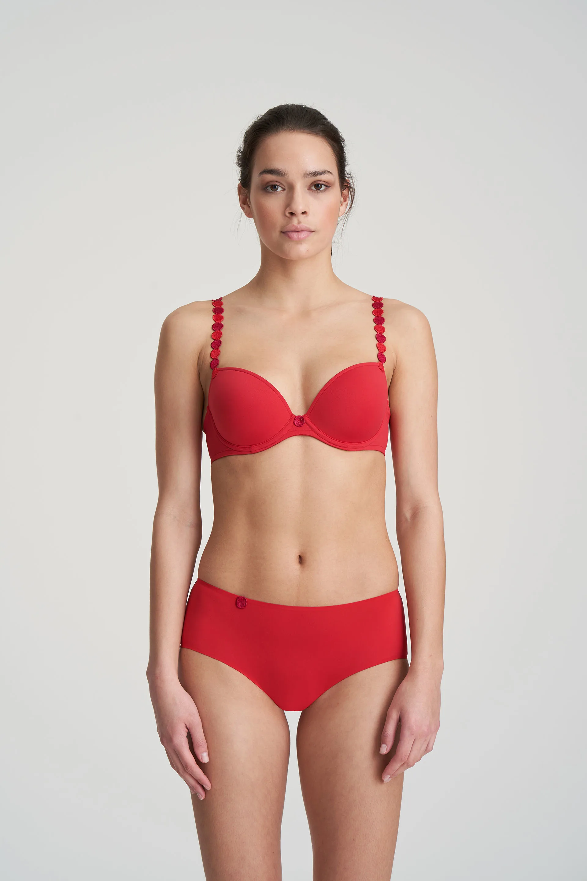 Marie Jo Tom Heart Shape Bra: Scarlet: 34F