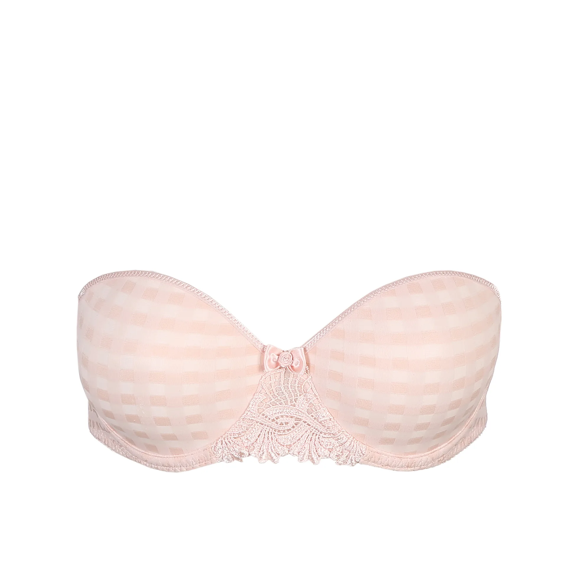 Marie Jo AVERO pearly pink padded bra strapless