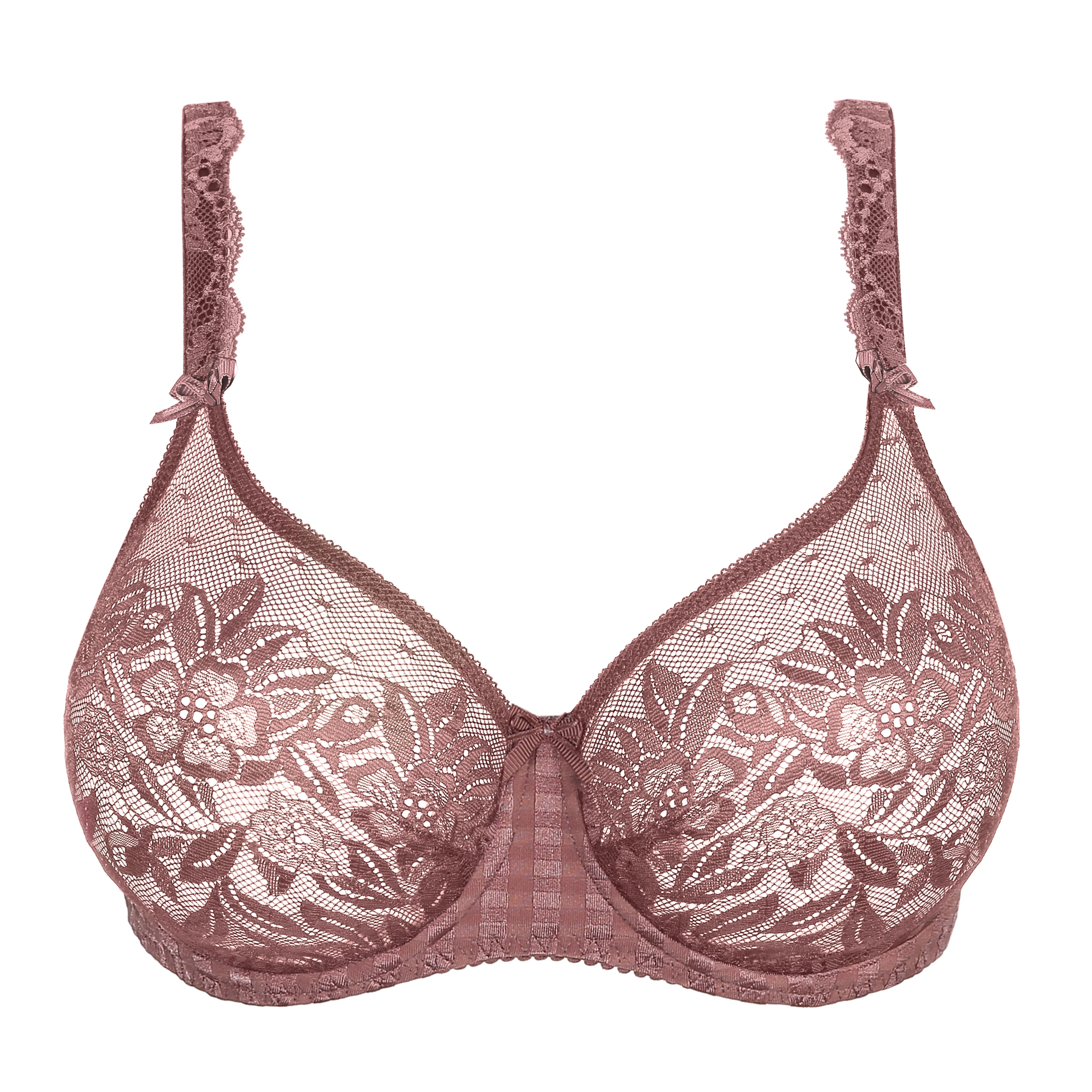 PrimaDonna MADISON Satin Taupe non padded full cup seamless