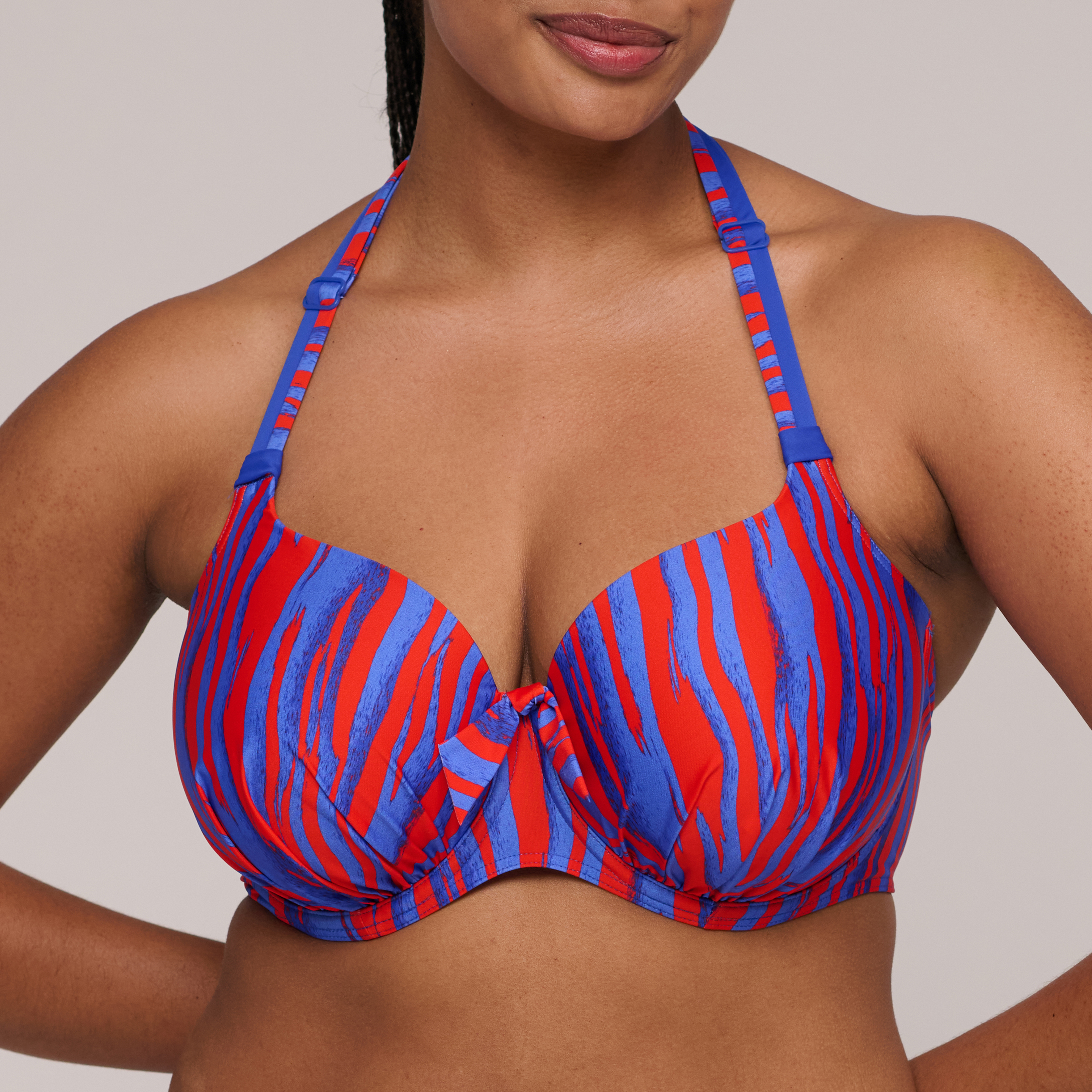 Haut De Bikini PrimaDonna Holiday - Taille FR40/UK M/EU40, Rouge Framboise Barollo, Avec Doublure