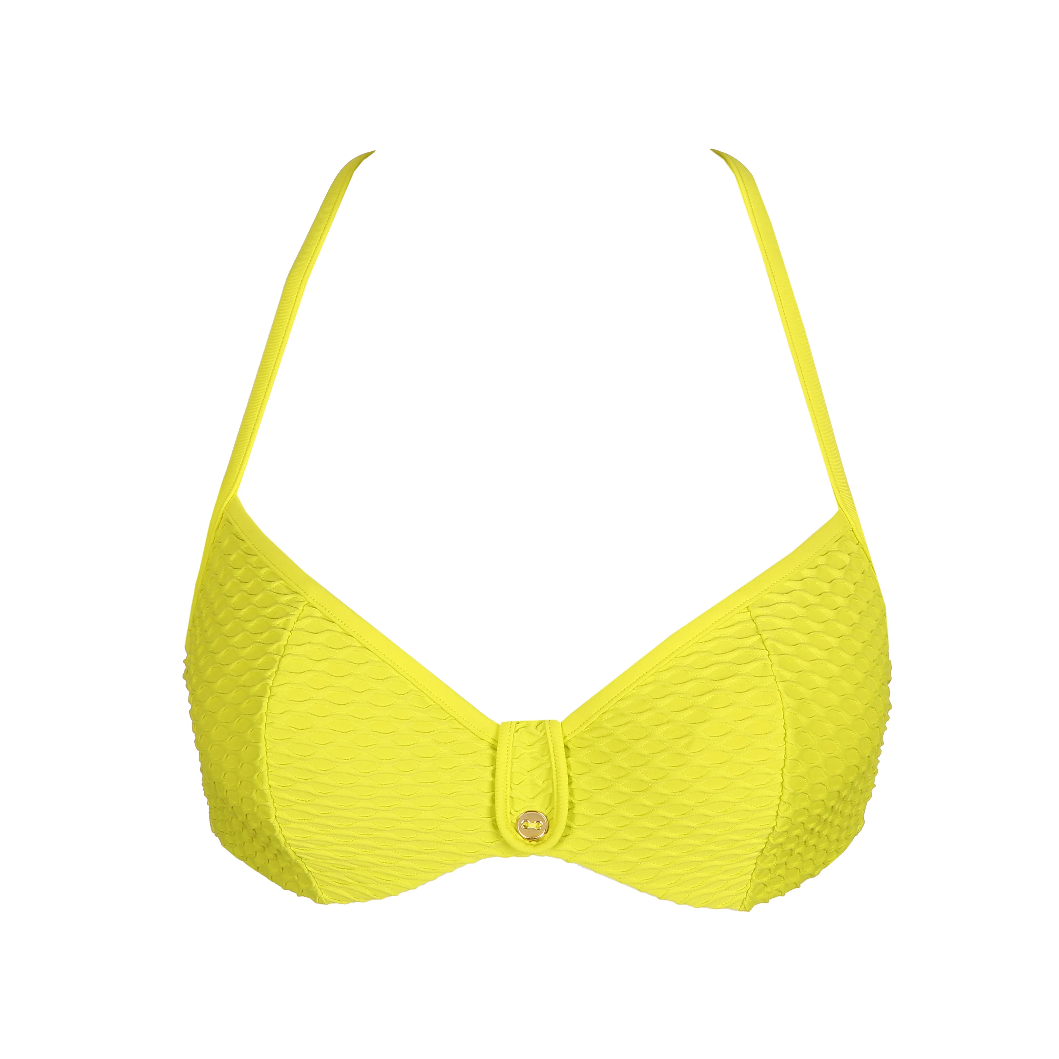 Brigitt Cup / Yellow F swimsuit - yellow push-up bra 2023 • Swimwear LAVEL