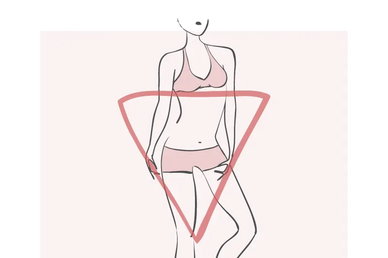 RET - Body types - Inverted triangle