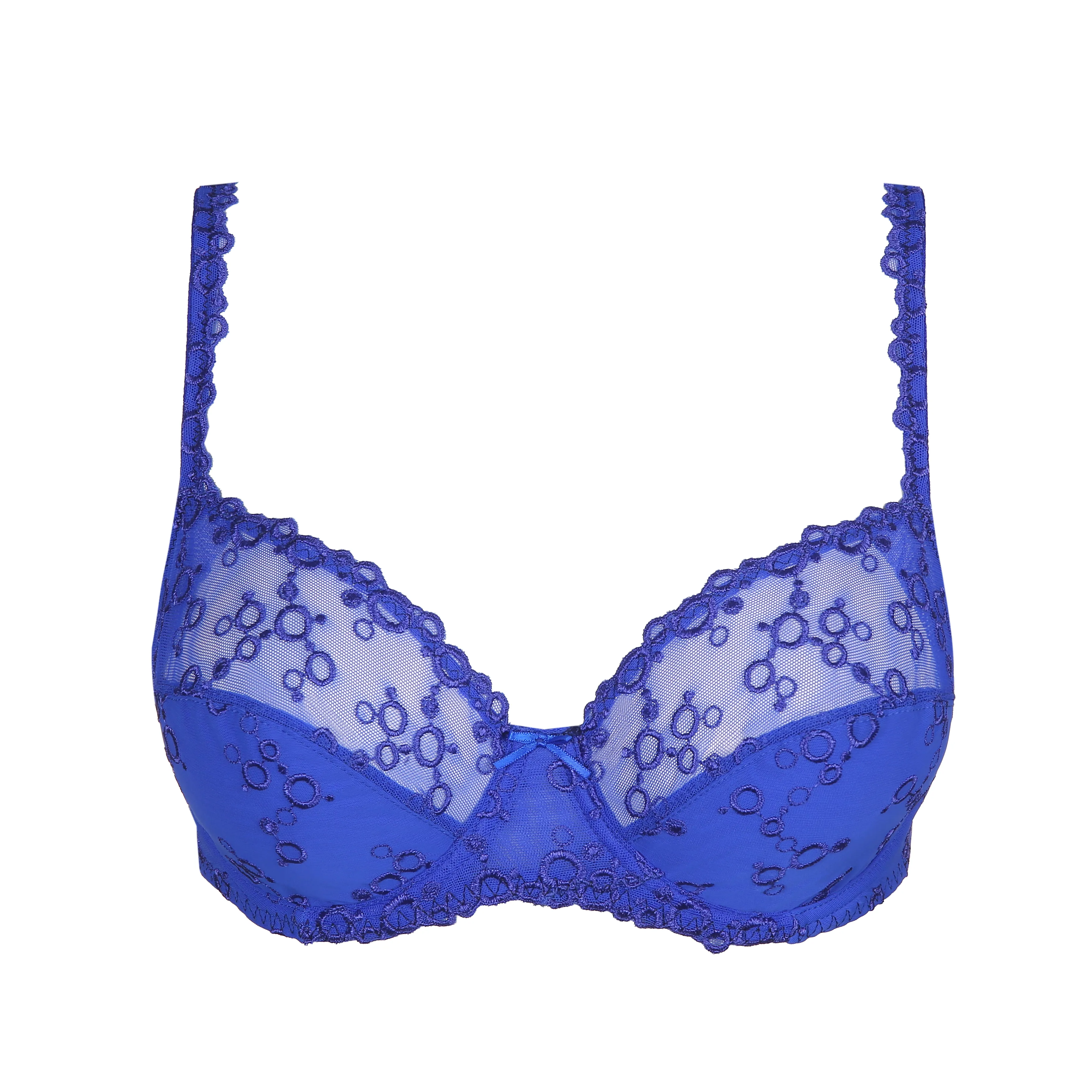 Buy Non-Padded Non-Wired Feeding Bra in Electric Blue - Cotton