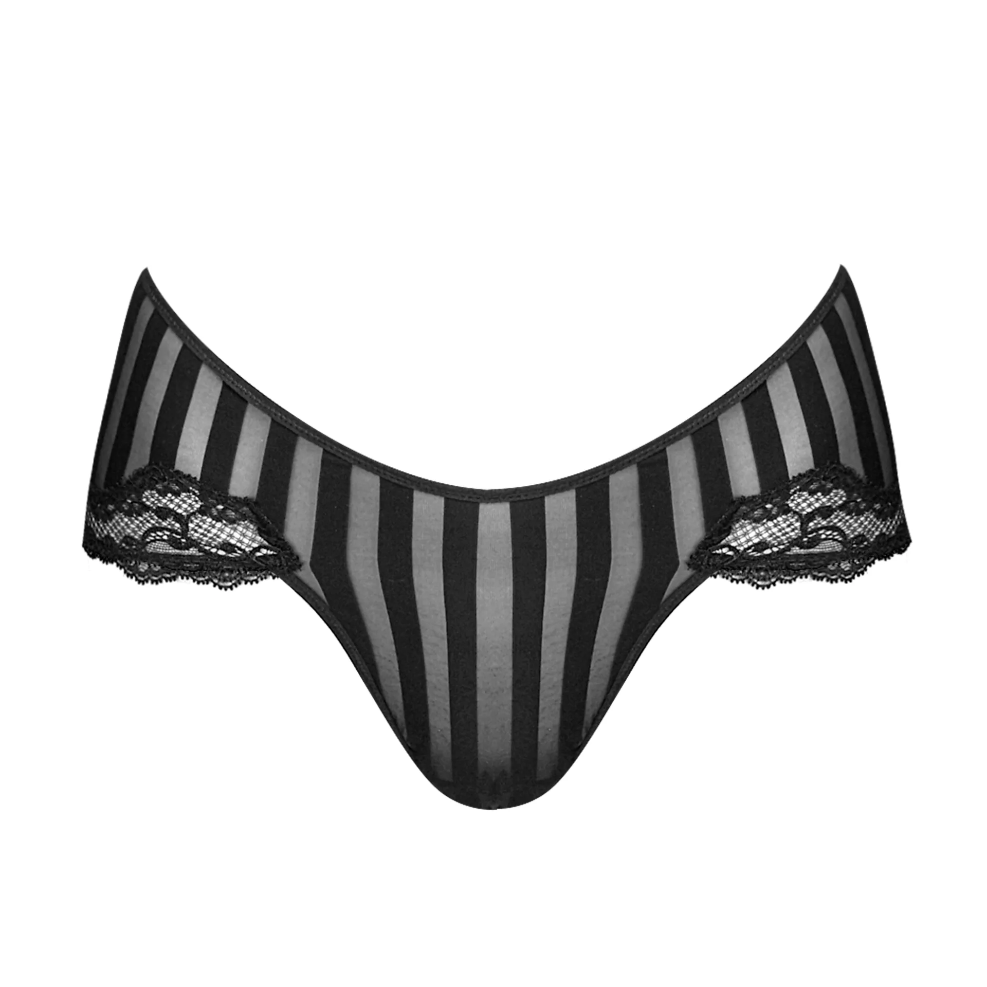 Andres Sarda LOVE charcoal padded bra - deep plunge