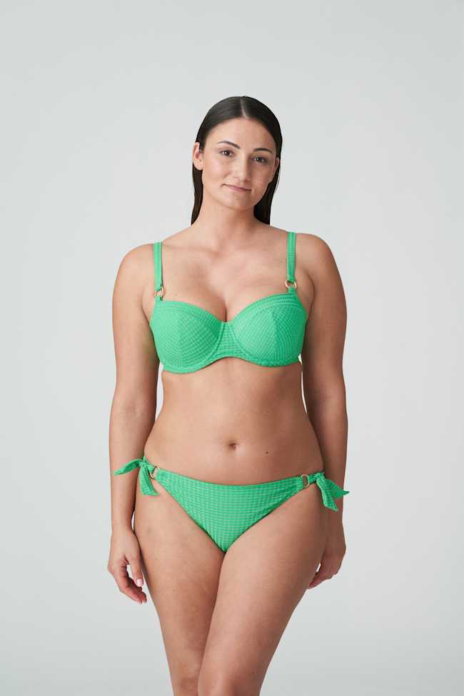 padded balcony bikini top