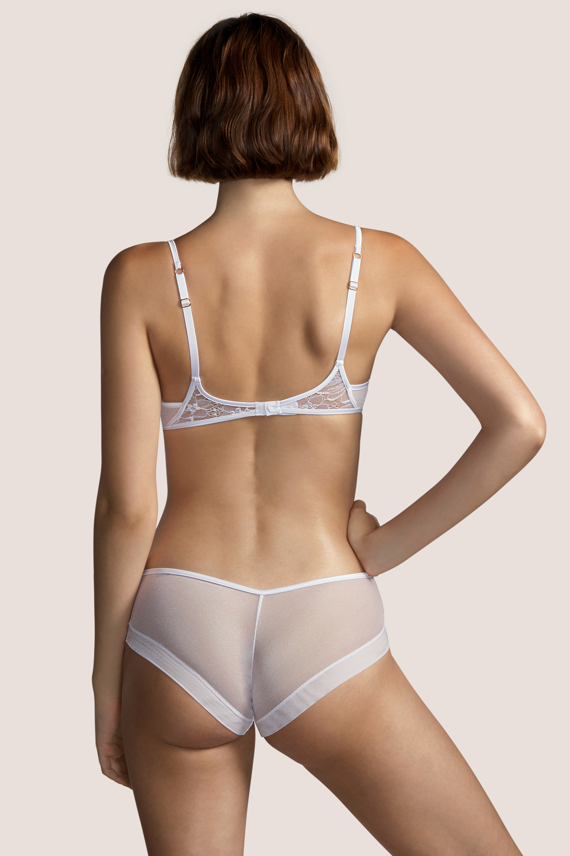 Andres Sarda TYNG white push-up bra removable pads