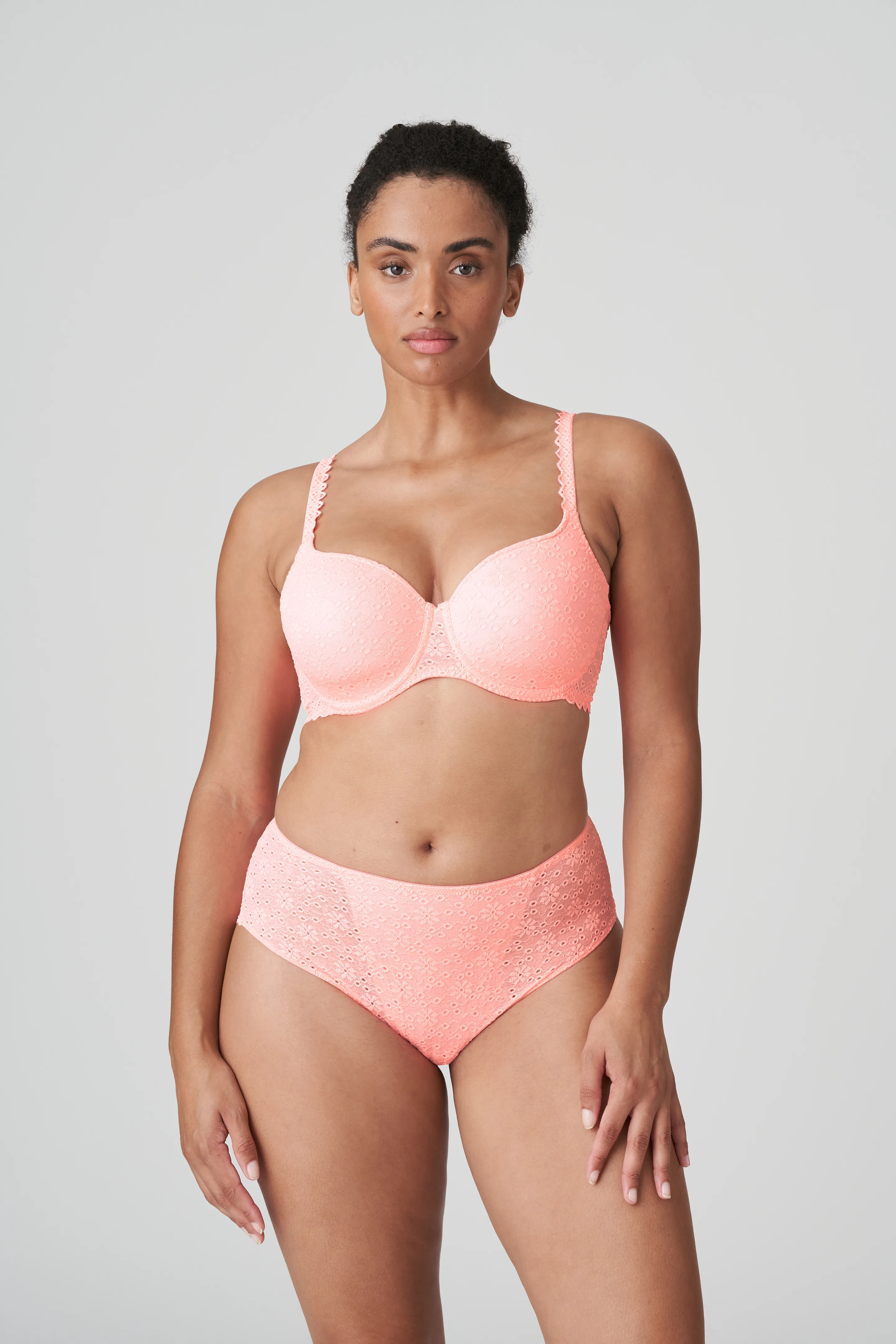 Buy Parfait Double Layered Unlined Cups Regular Wired Cushion Strap Bra -  Pink Parfait at Rs.1200 online