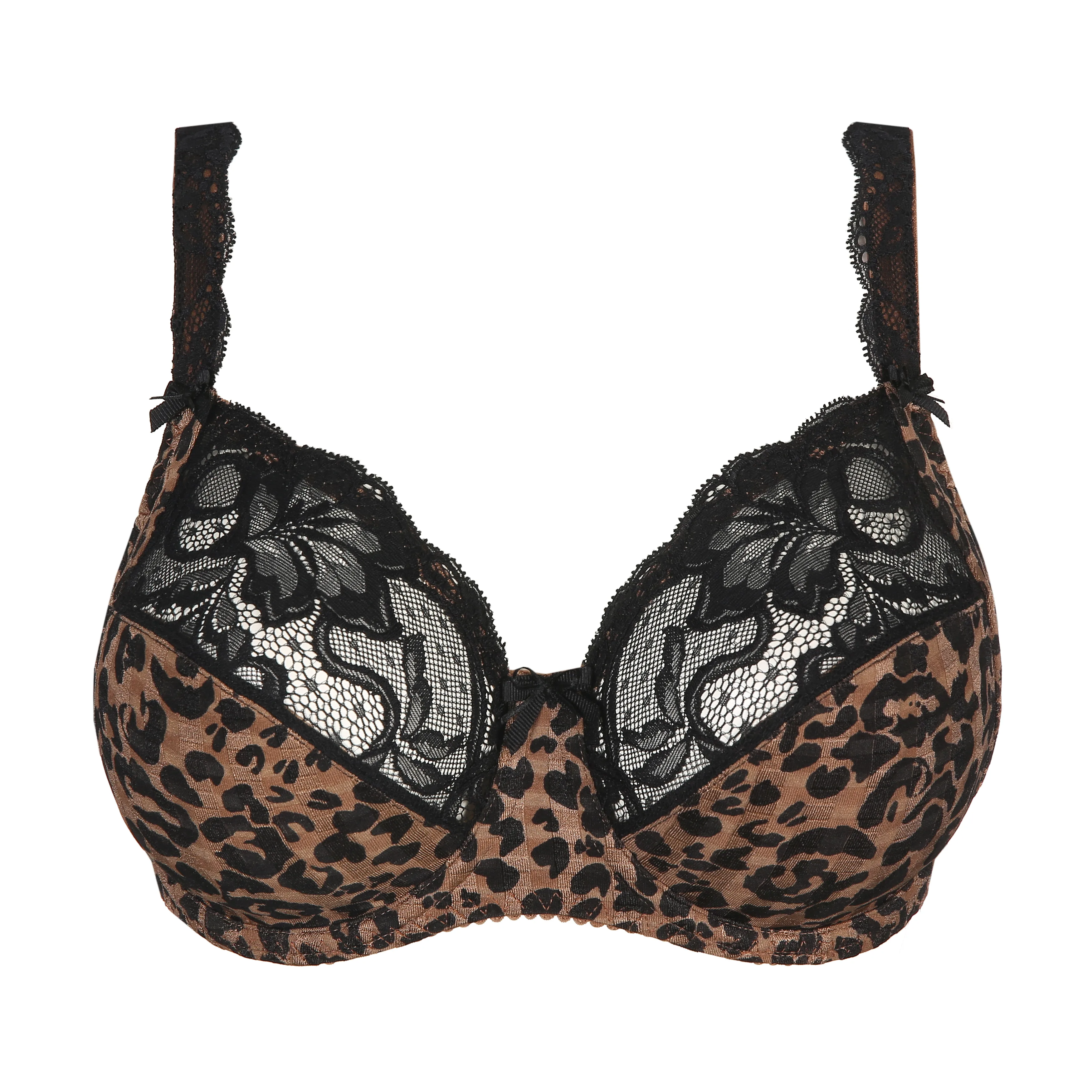 Leopard Print - Lace Bralette