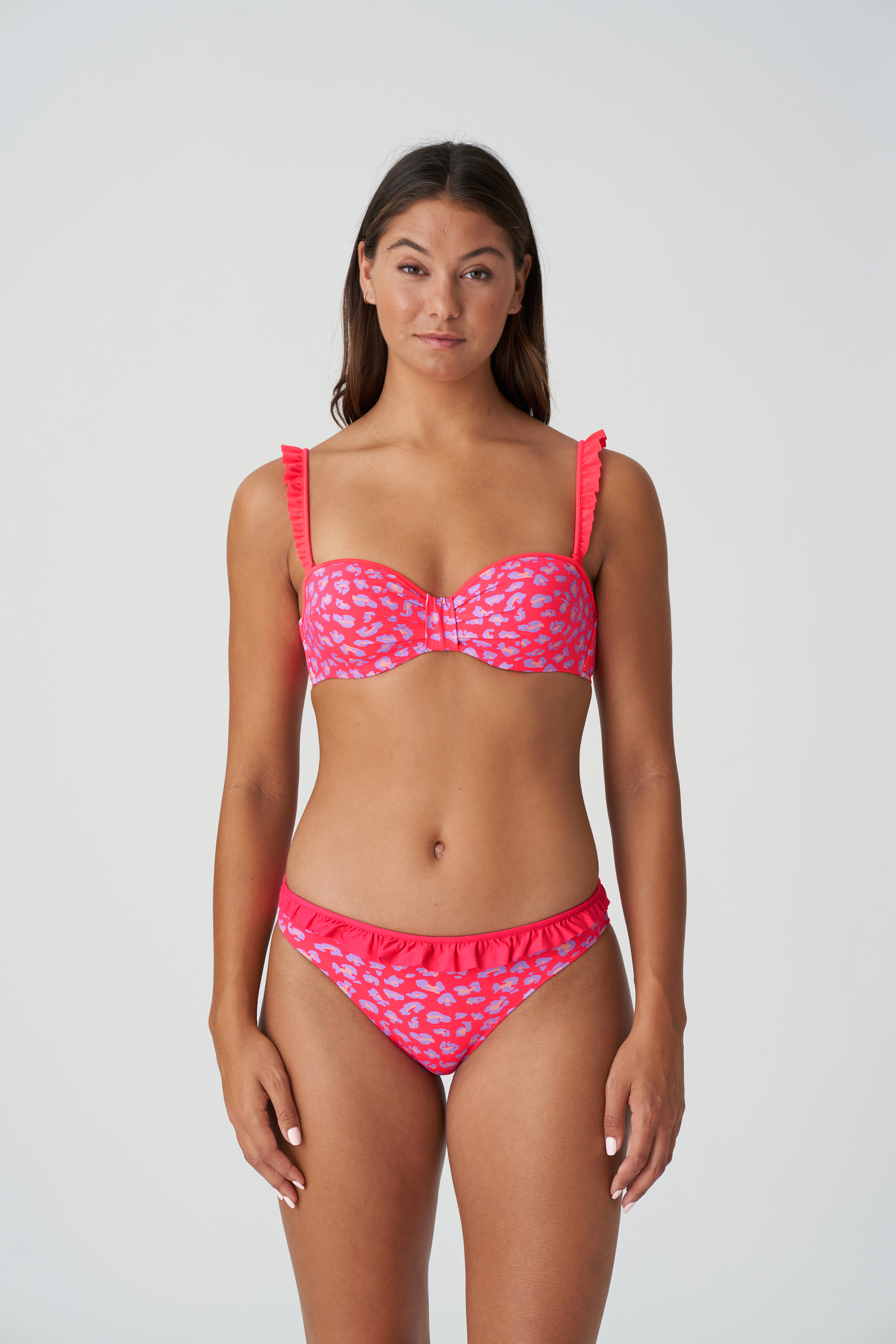 Marie Jo Swim LA GOMERA Deep Sea Coral padded strapless bikini top | Rigby  & Peller United States