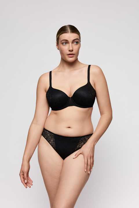 Primadonna Twist EPIRUS black rembourré forme coeur